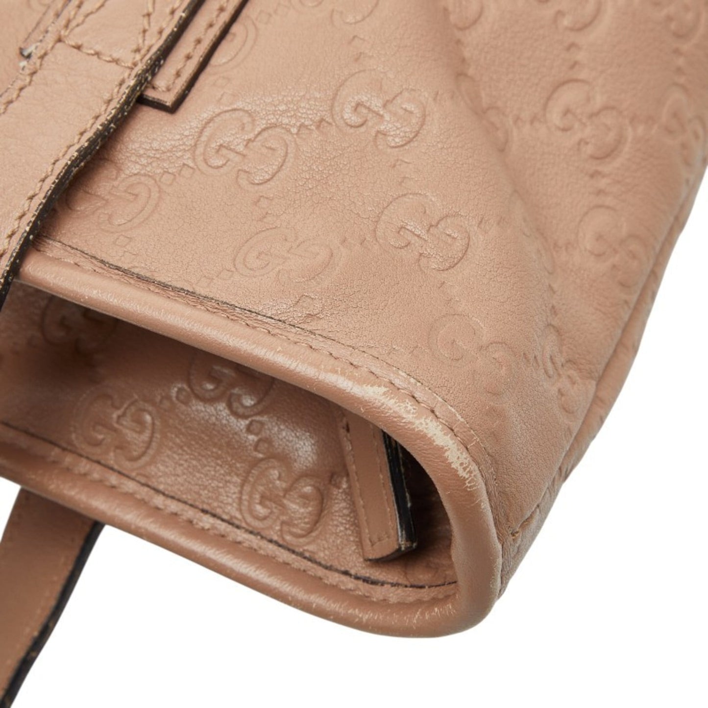 Gucci Beige Leather Handbag Tote Bag