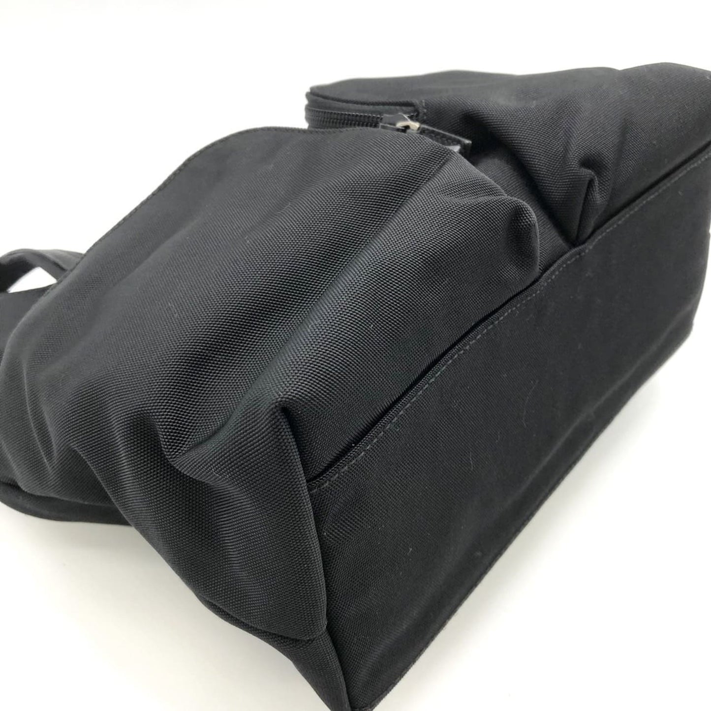 Gucci Black Nylon Leather Handbag