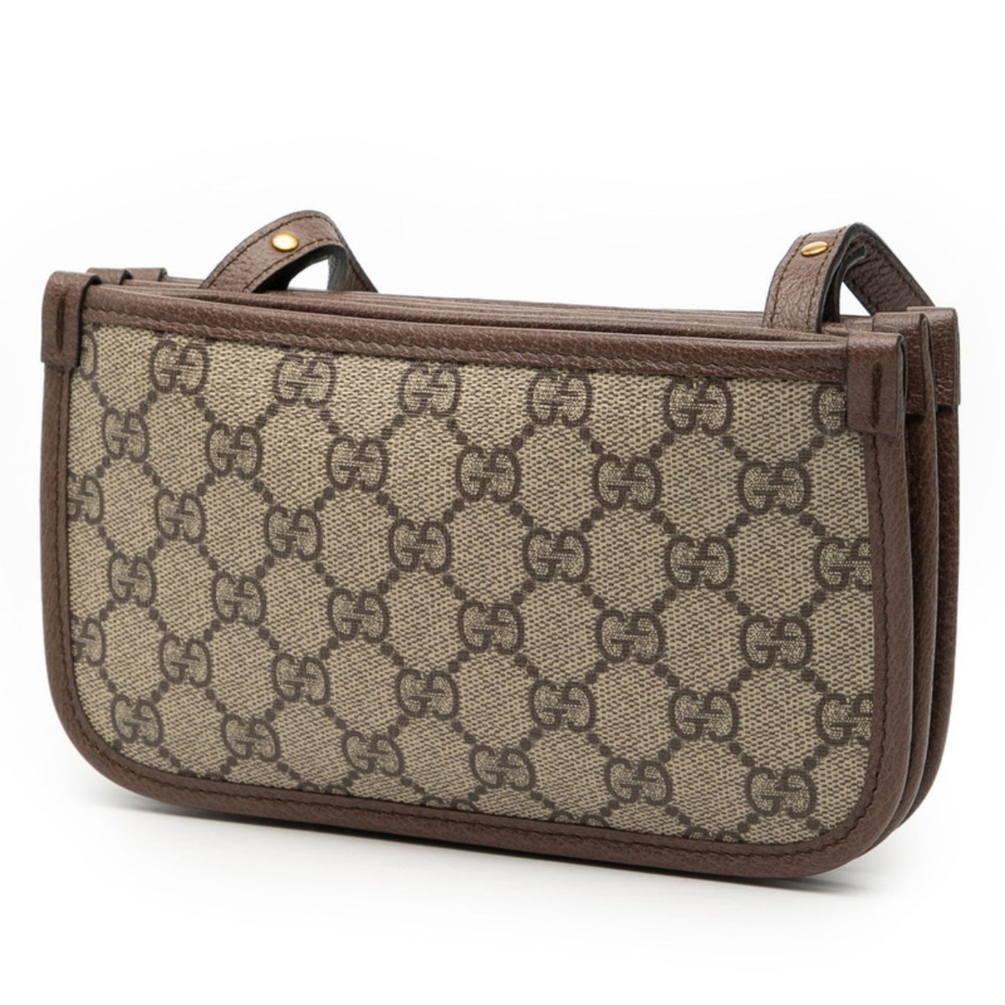 Gucci Ophidia Beige Multi-Color Pvc Leather Shoulder Bag