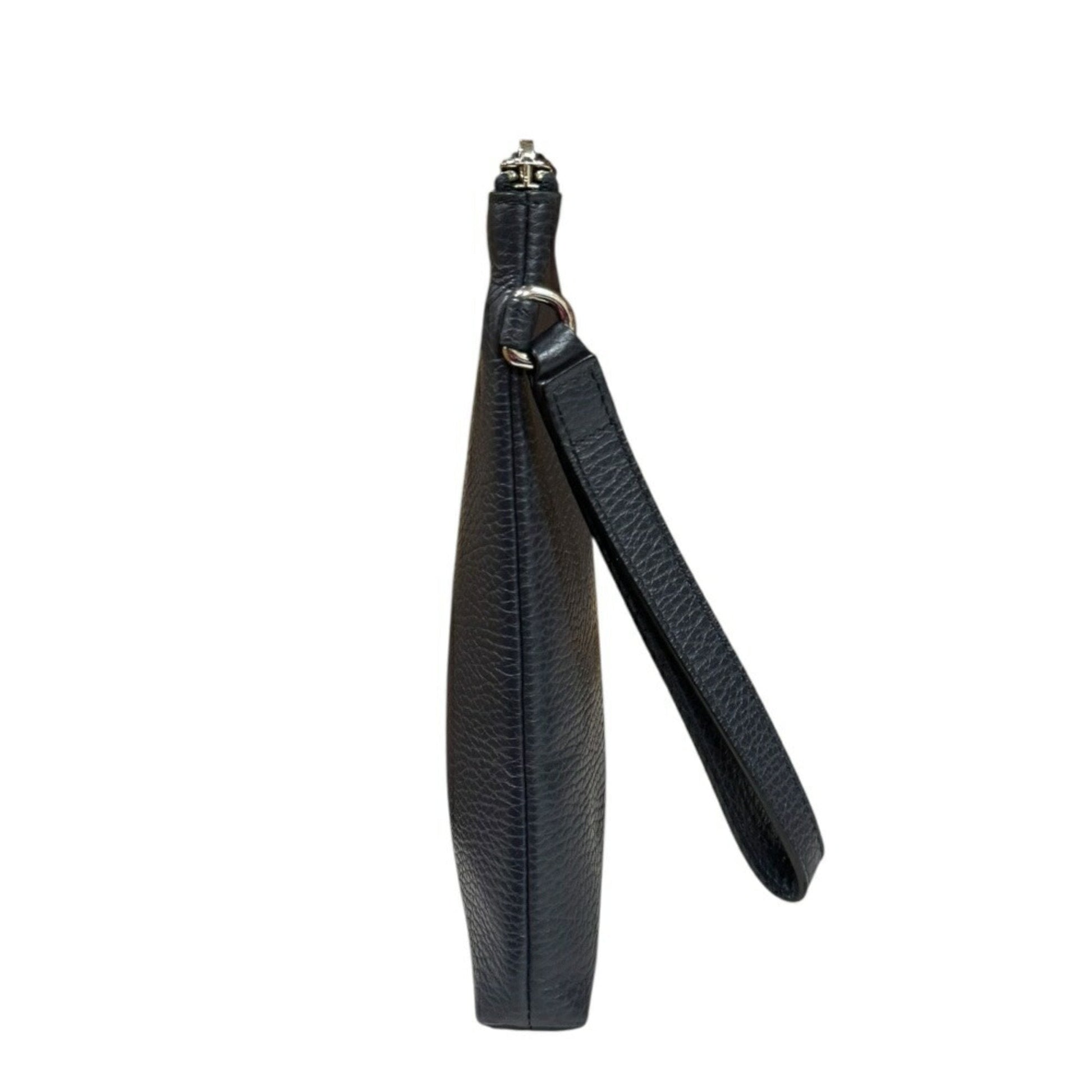 Gucci Navy Leather Clutch Bag
