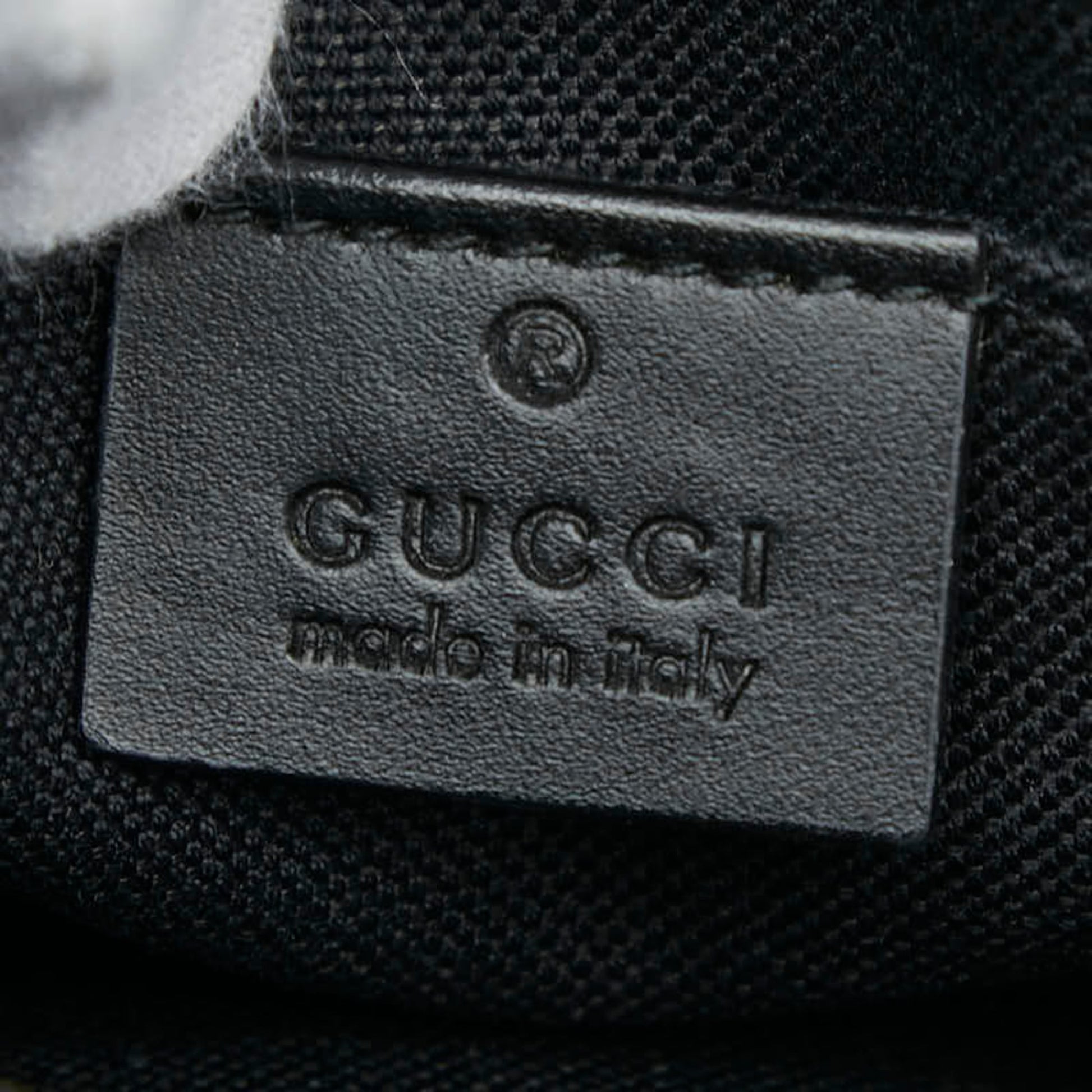 Gucci Black Multi-Color Pvc Leather Clutch Bag