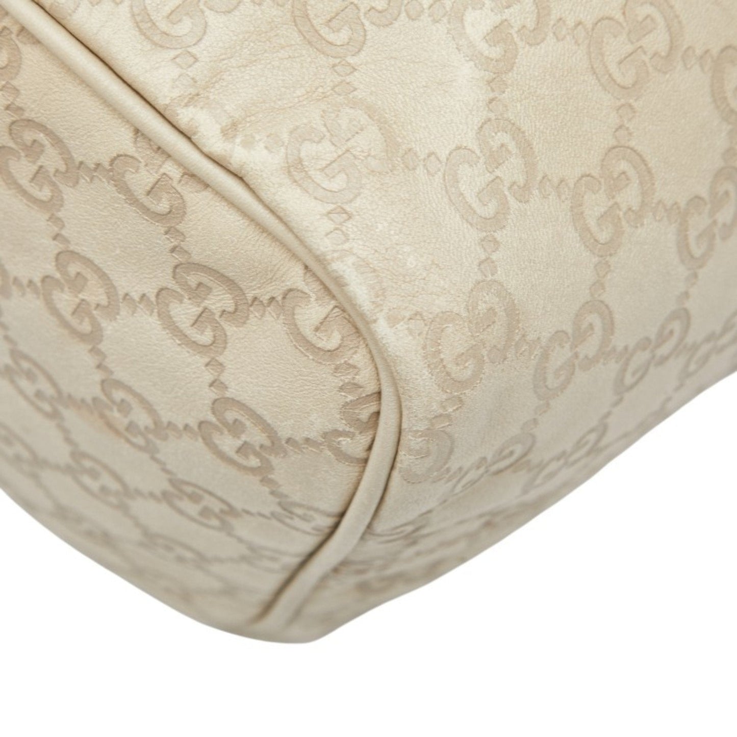 Gucci Ivory Leather Handbag