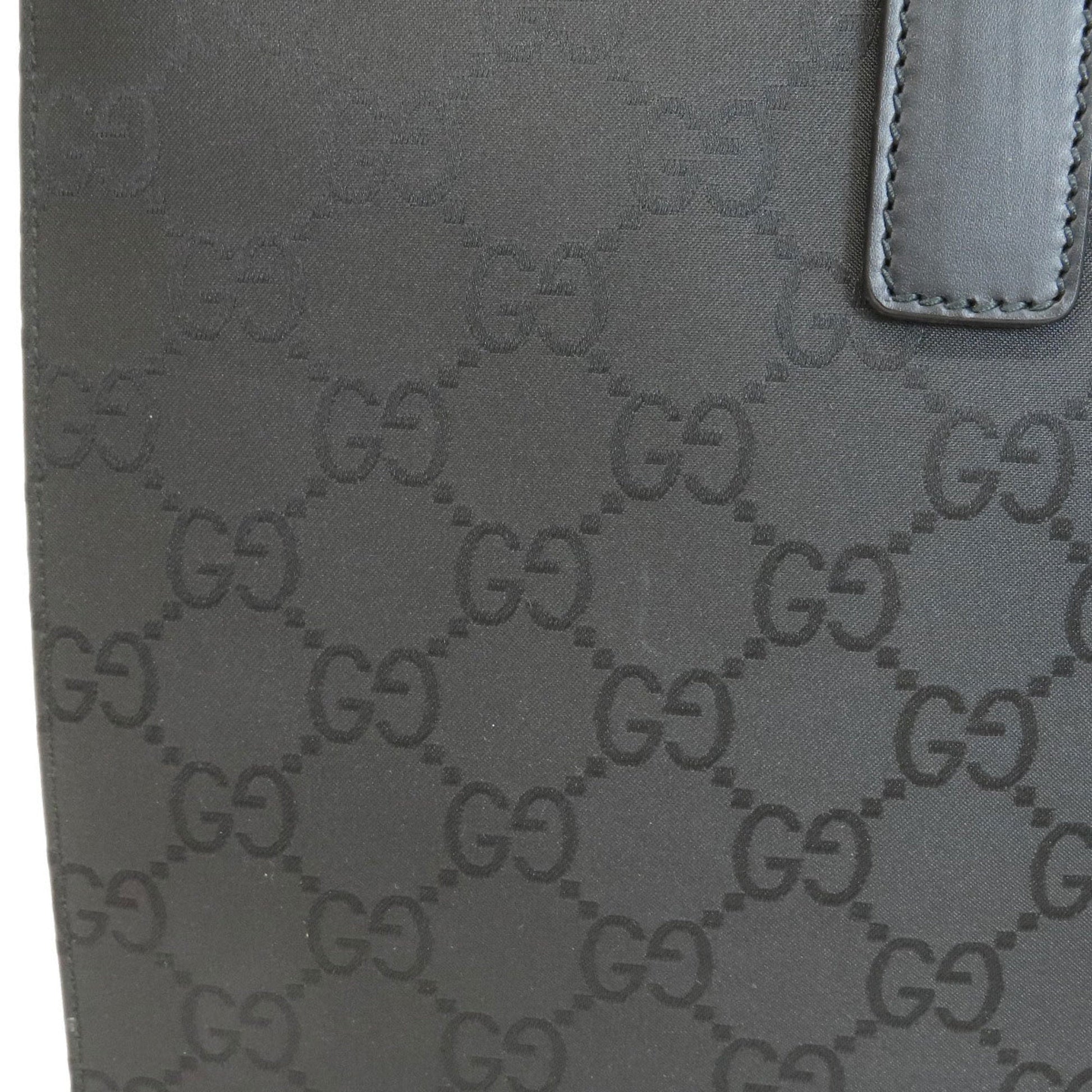 Gucci Black Nylon Canvas Briefcase Handbag