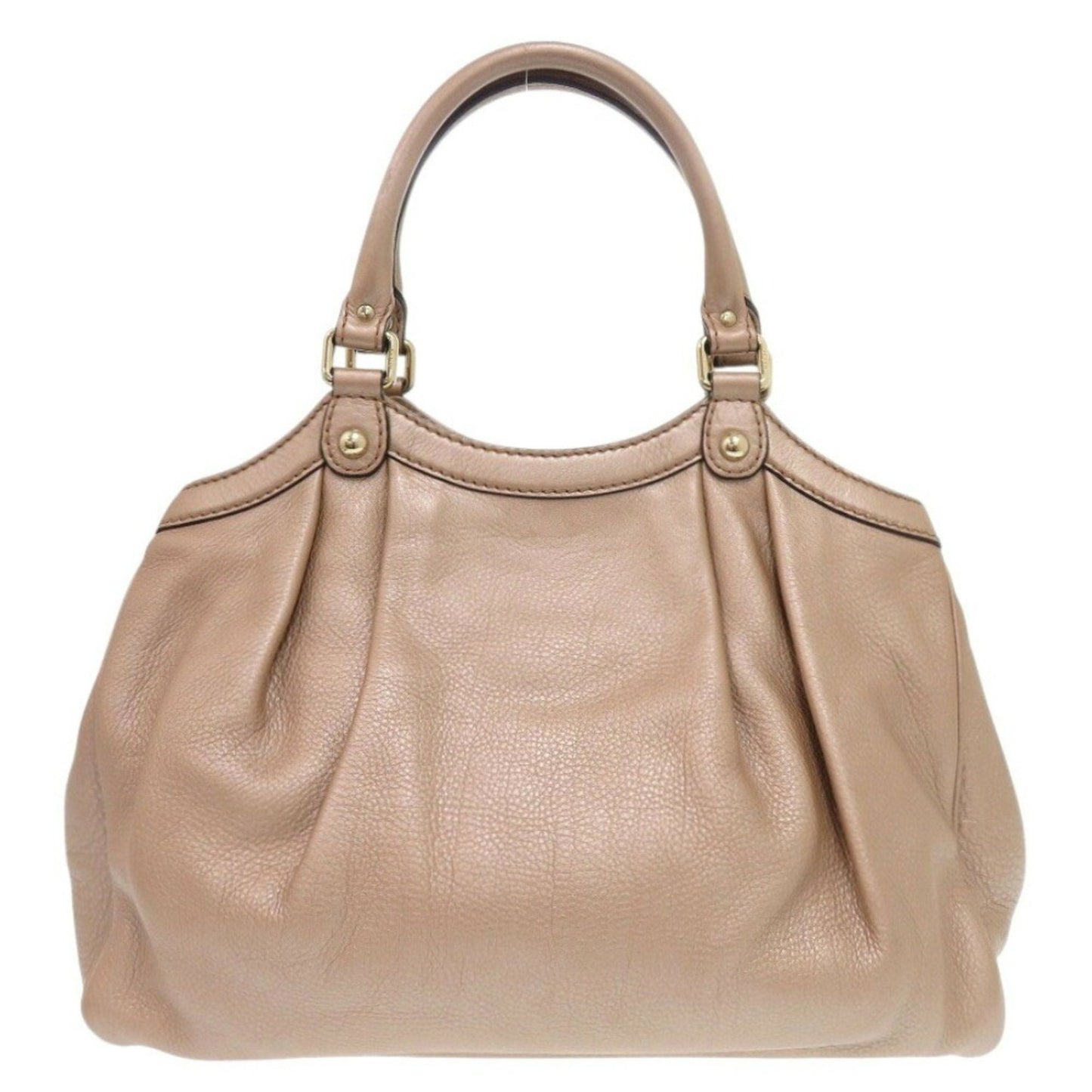 Gucci Beige Leather Handbag Tote Bag