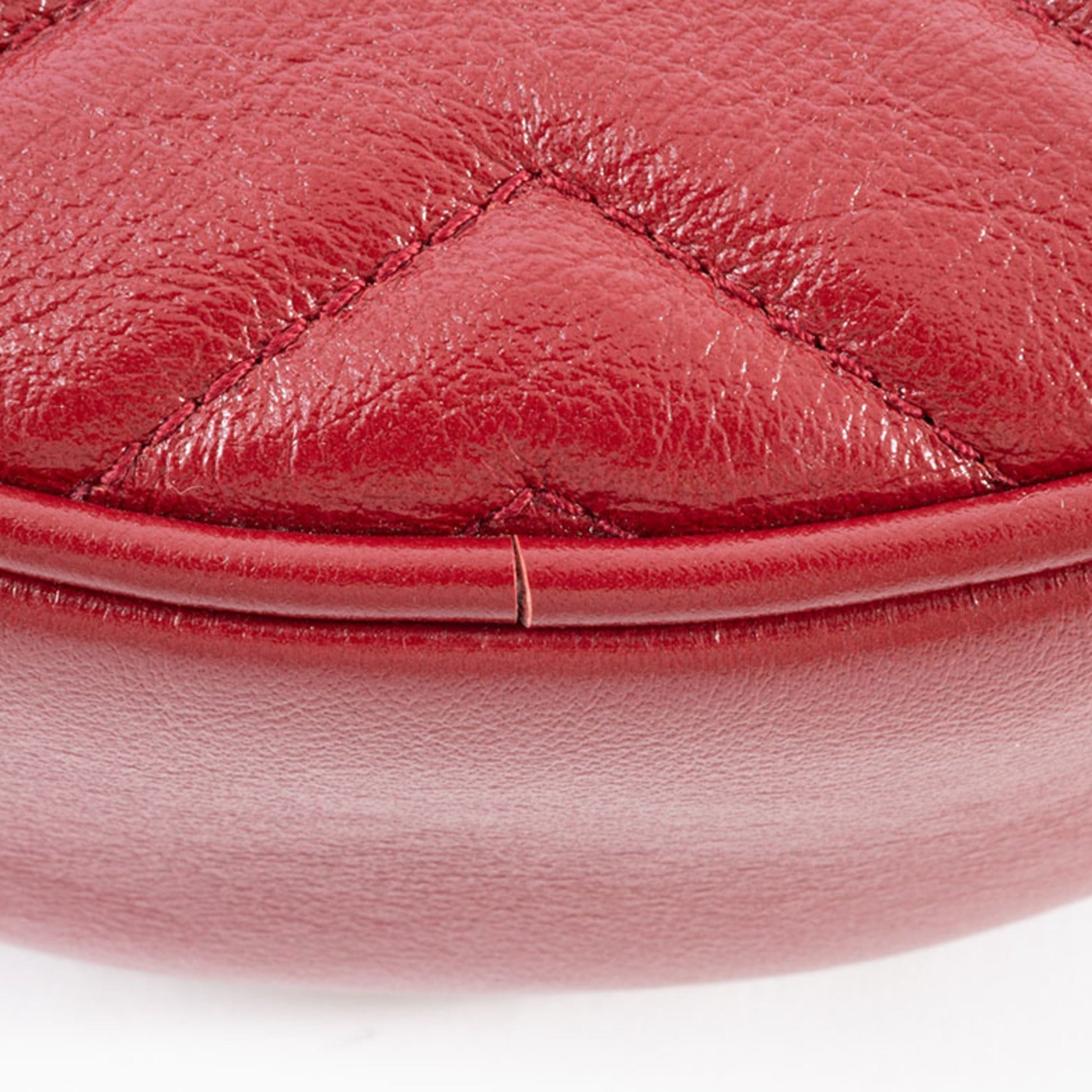 Gucci Red Color Leather Shoulder Bag
