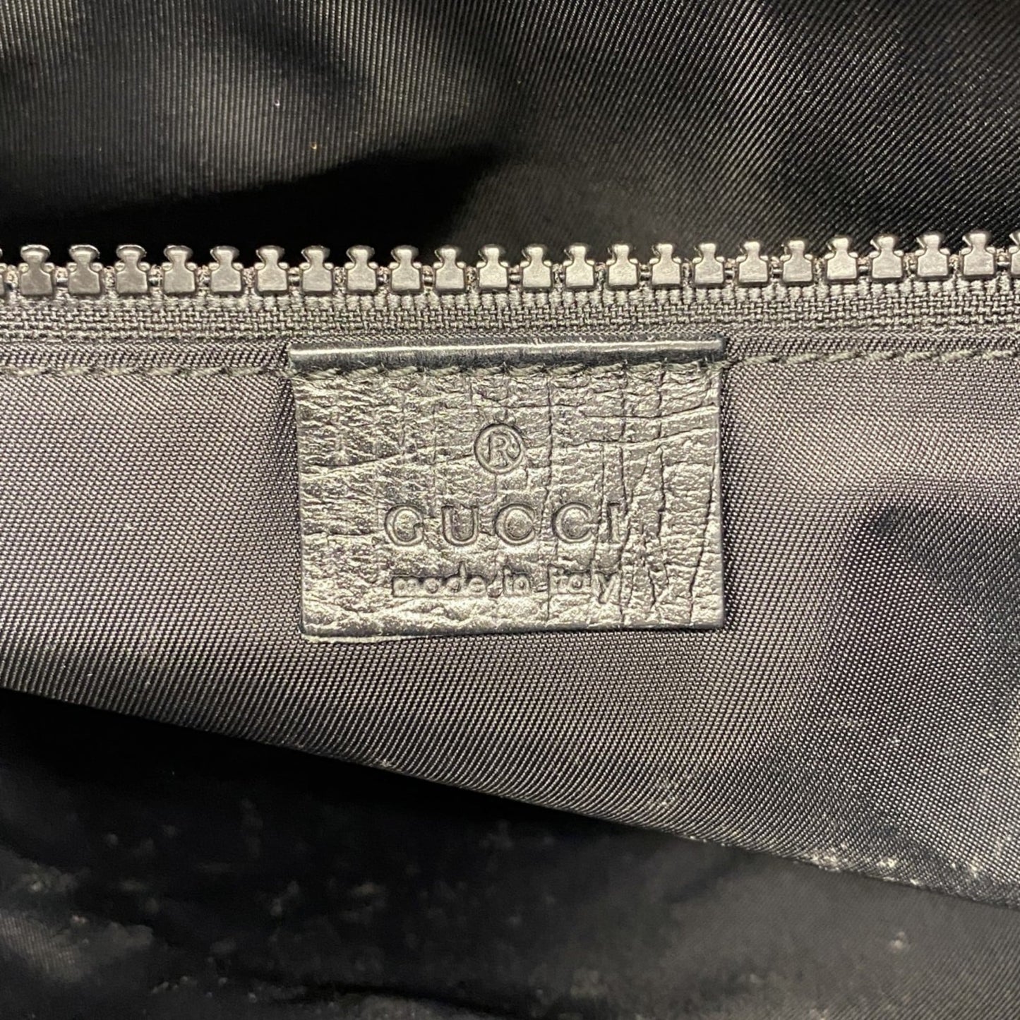 Gucci Black Pvc Shoulder Bag