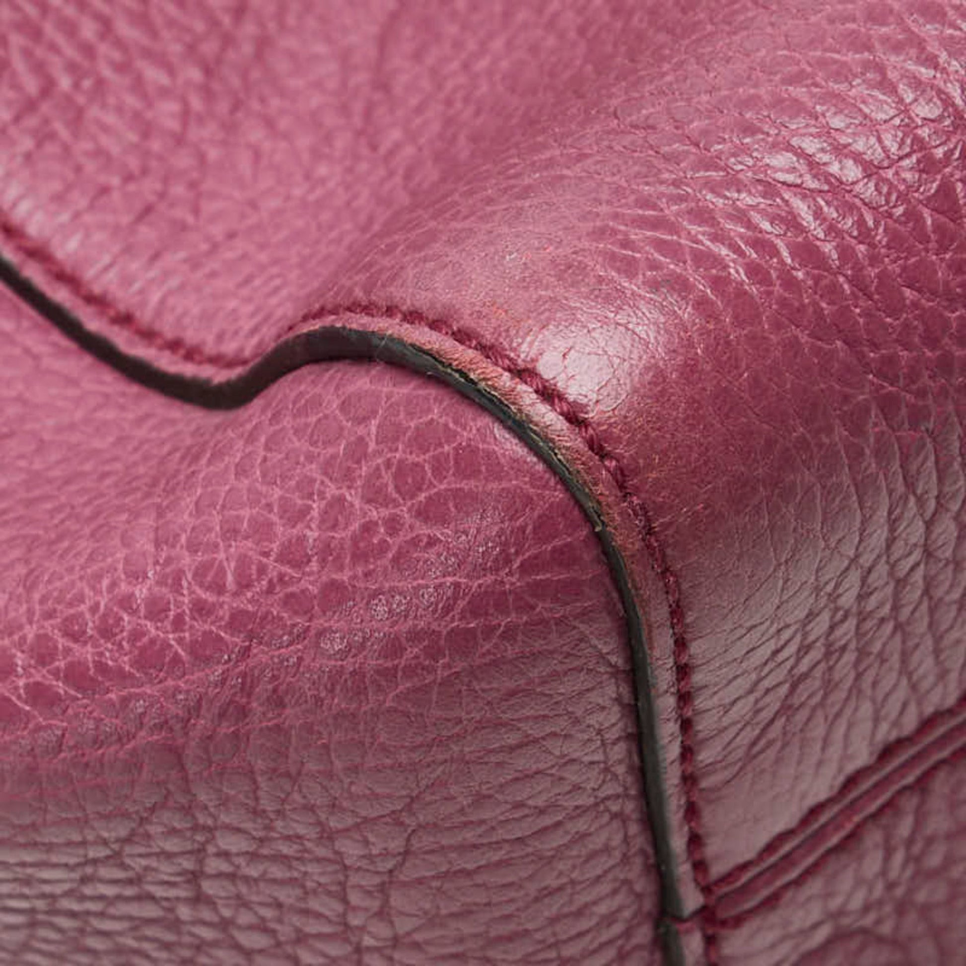 Gucci Purple Leather Handbag Shoulder Bag