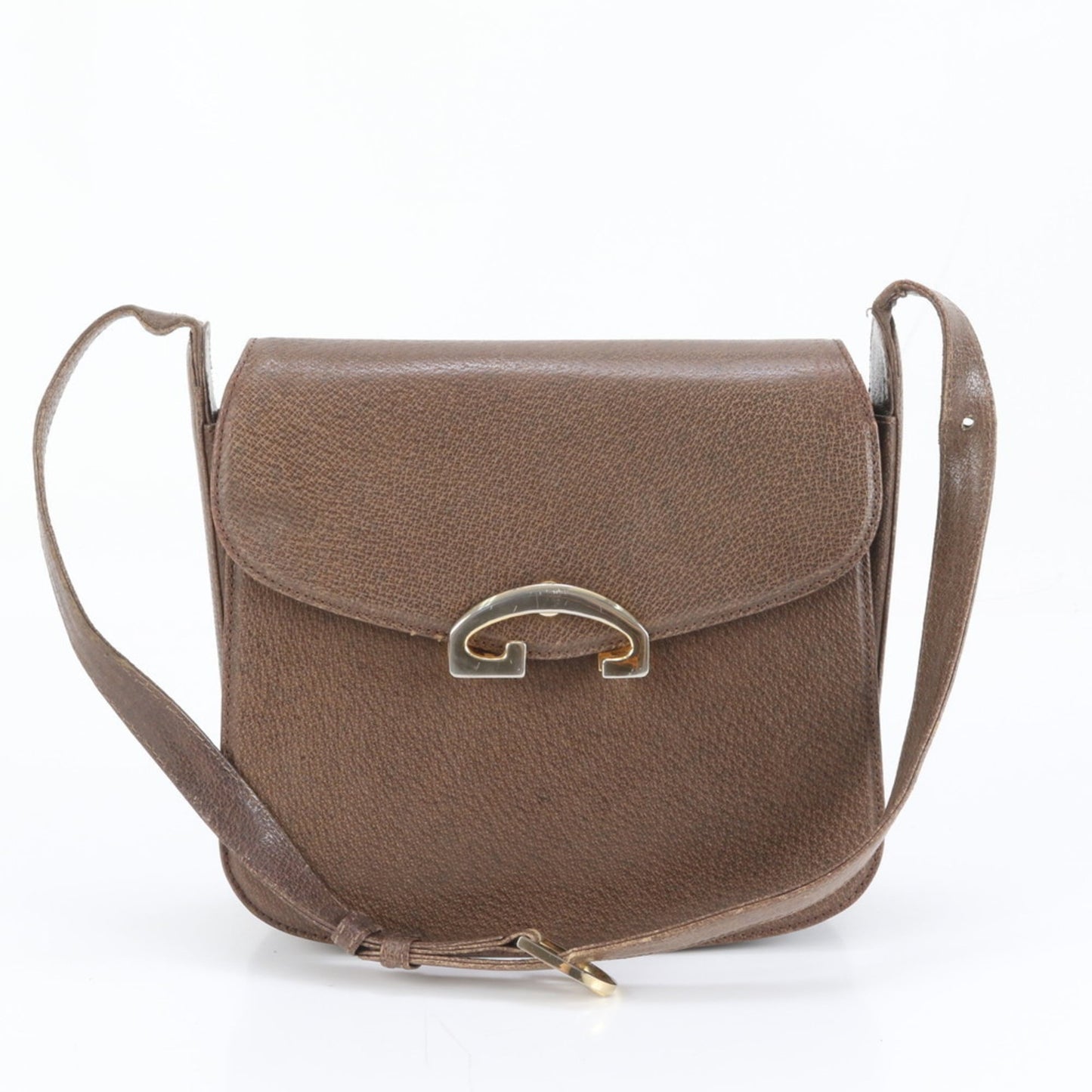Gucci Brown Leather Shoulder Bag