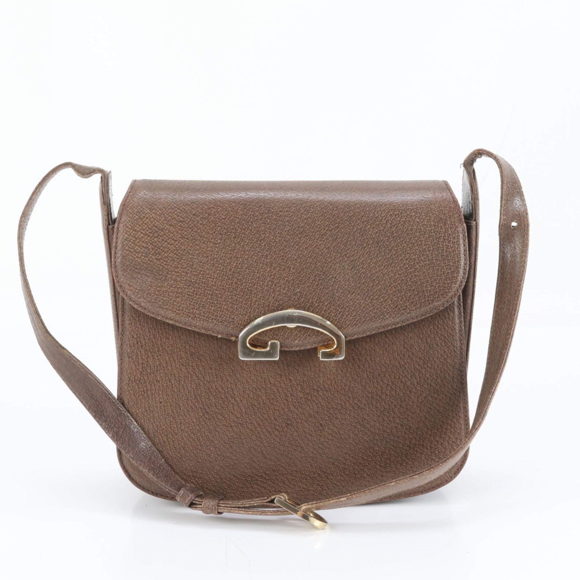 Gucci Brown Leather Shoulder Bag