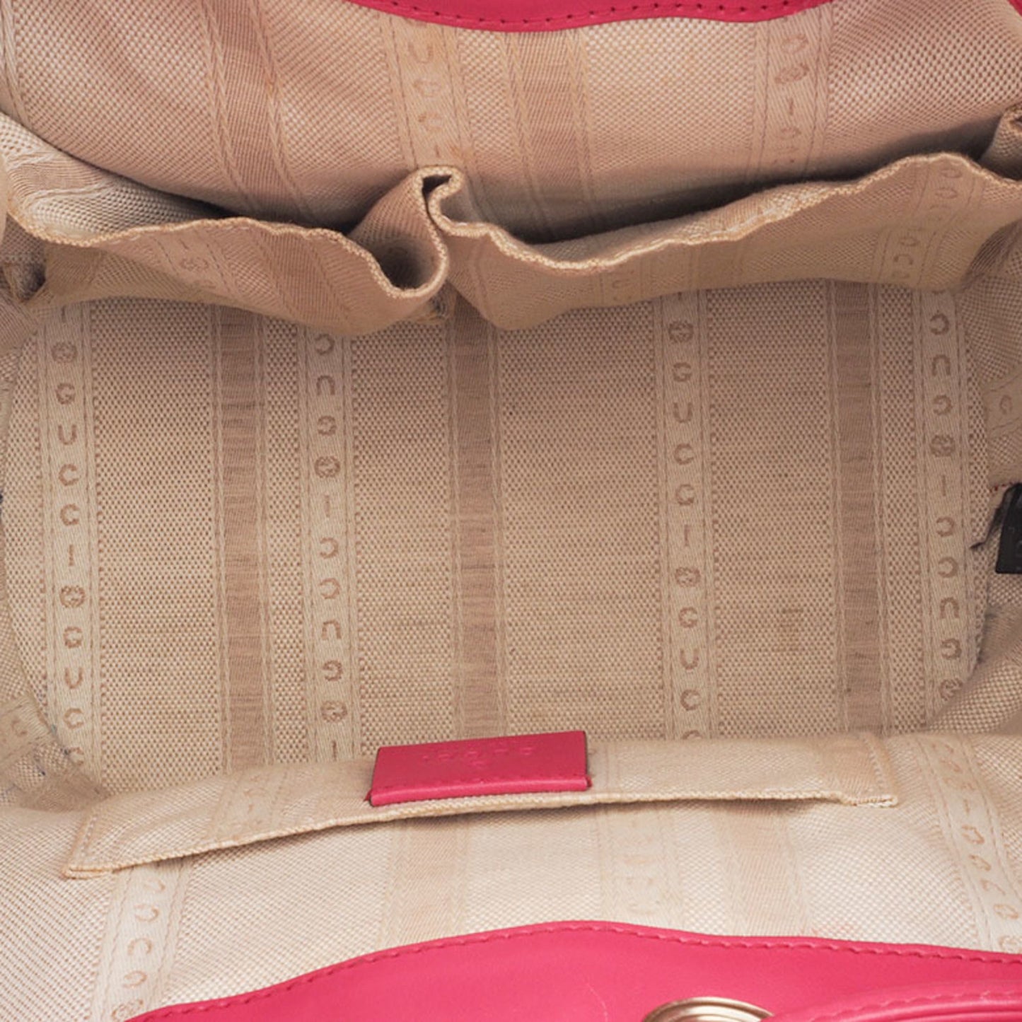 Gucci Pink Leather Shoulder Bag