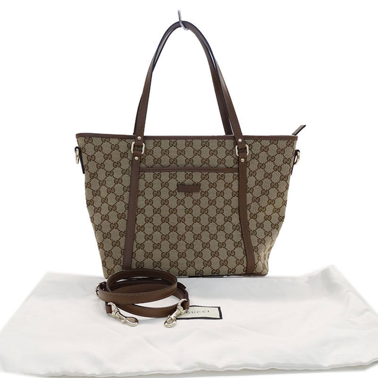 Gucci Brown Gg Canvas Handbag Shoulder Bag