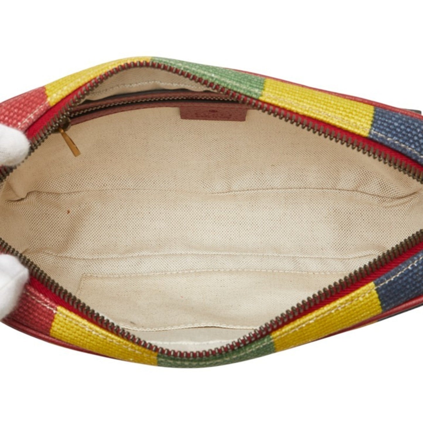Gucci Multi-Color Canvas Leather Sling Bag