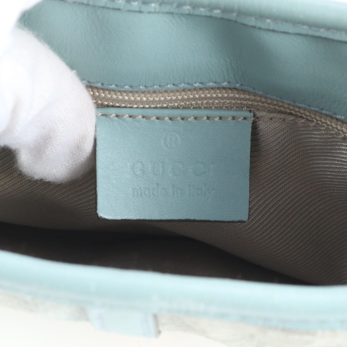 Gucci Green Leather Shoulder Bag