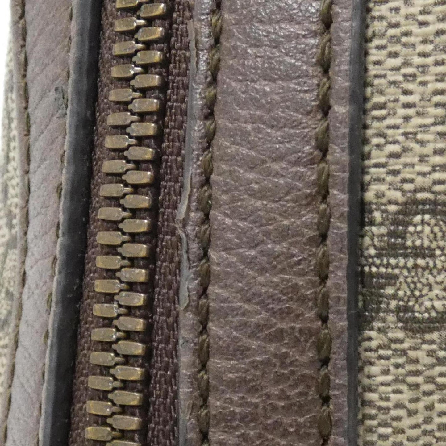 Gucci Beige Brown Gg Supreme Leather Backpack