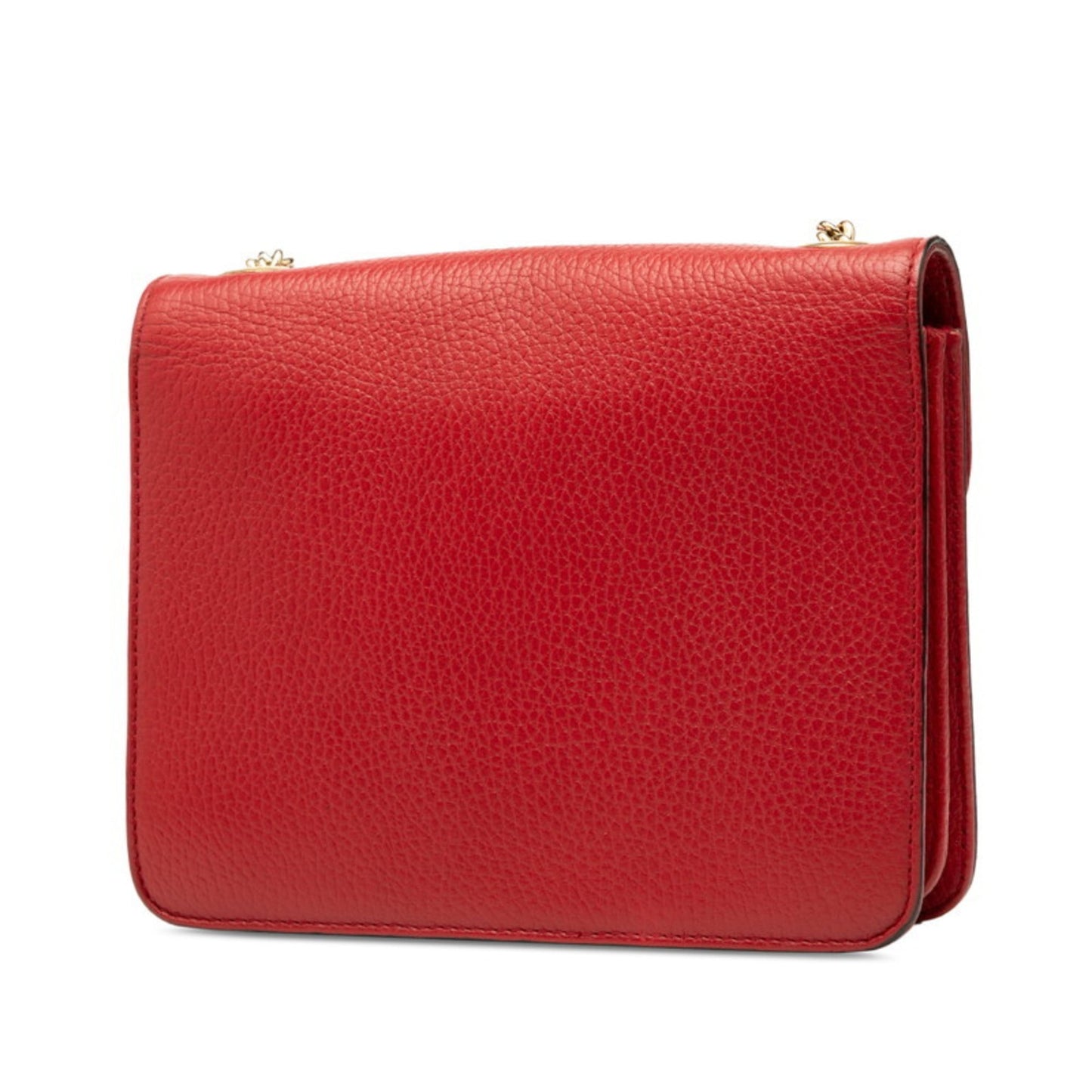 Gucci Red Color Leather Shoulder Bag