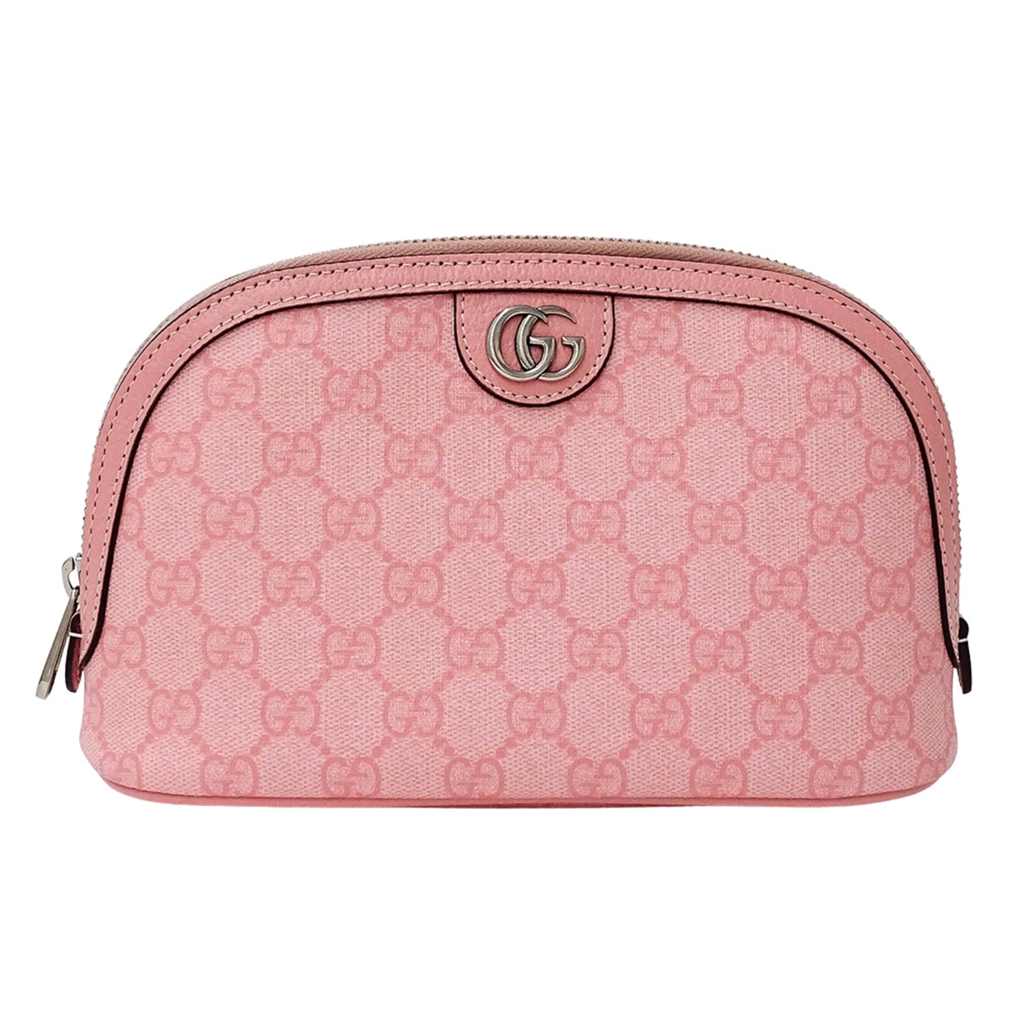 Gucci Pink Gg Supreme Pouch
