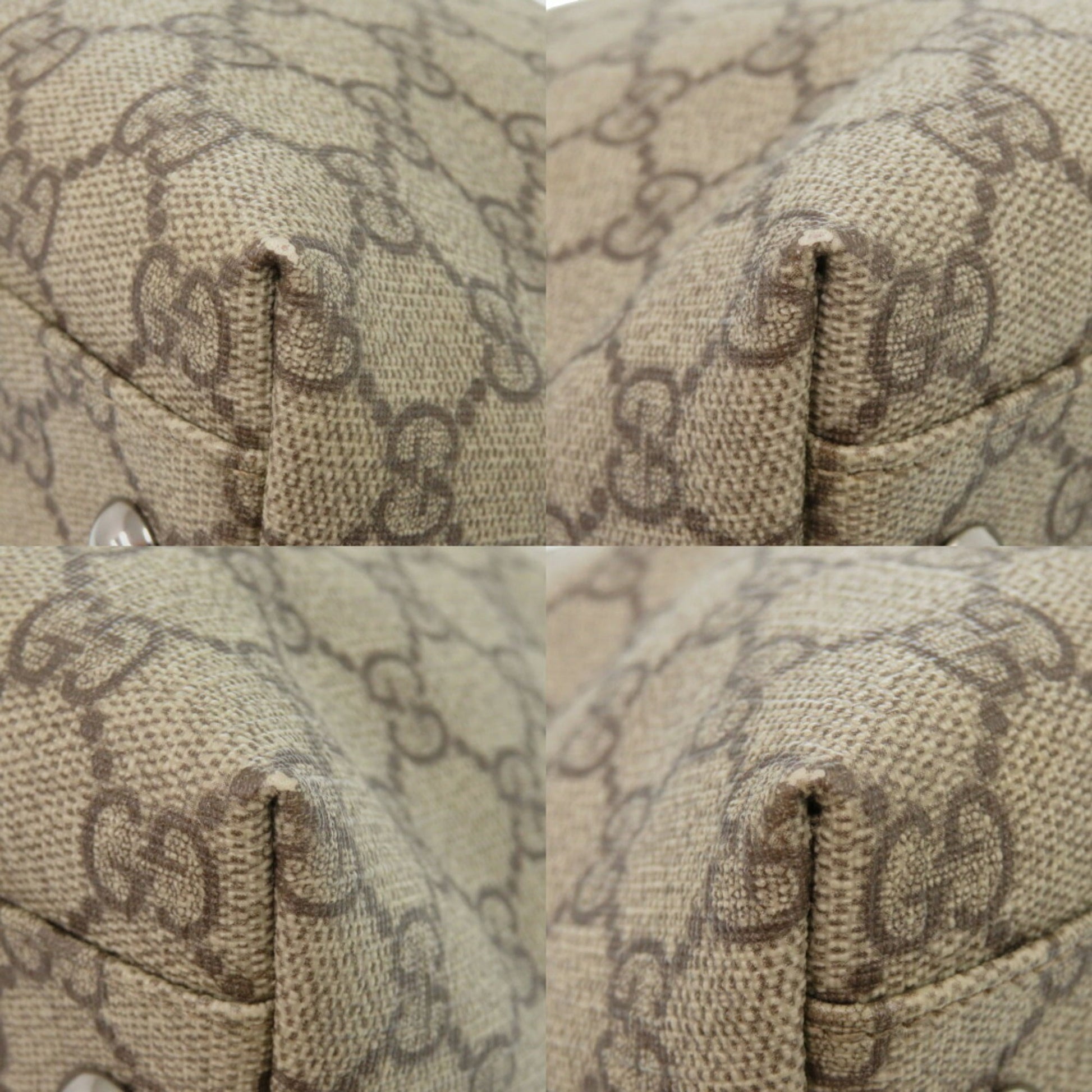Gucci Beige Pvc Tote Bag