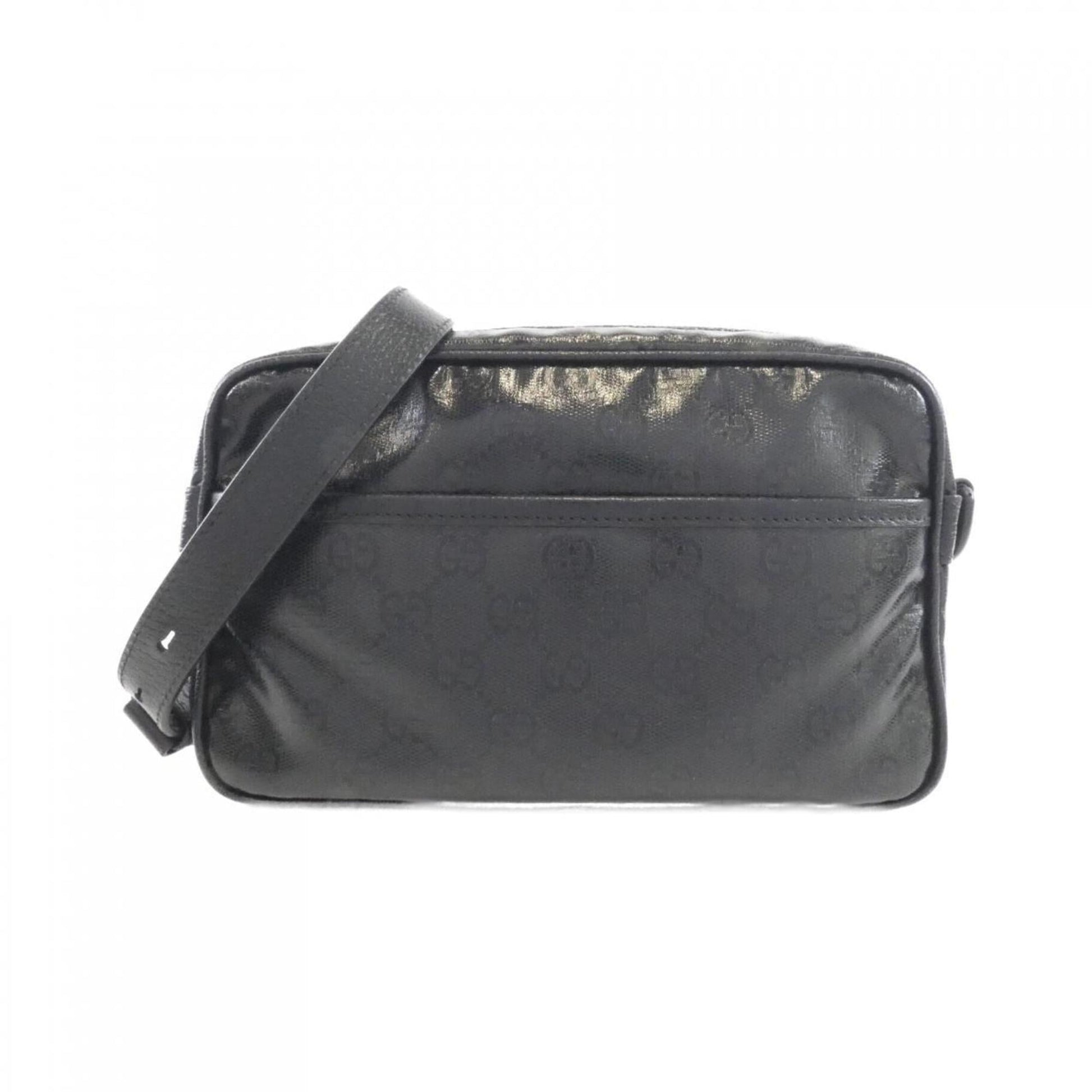 Gucci Black Gg Crystal Shoulder Bag