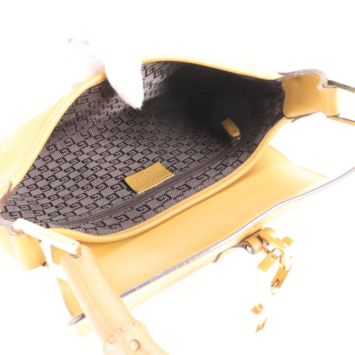 Gucci Brown Leather Shoulder Bag