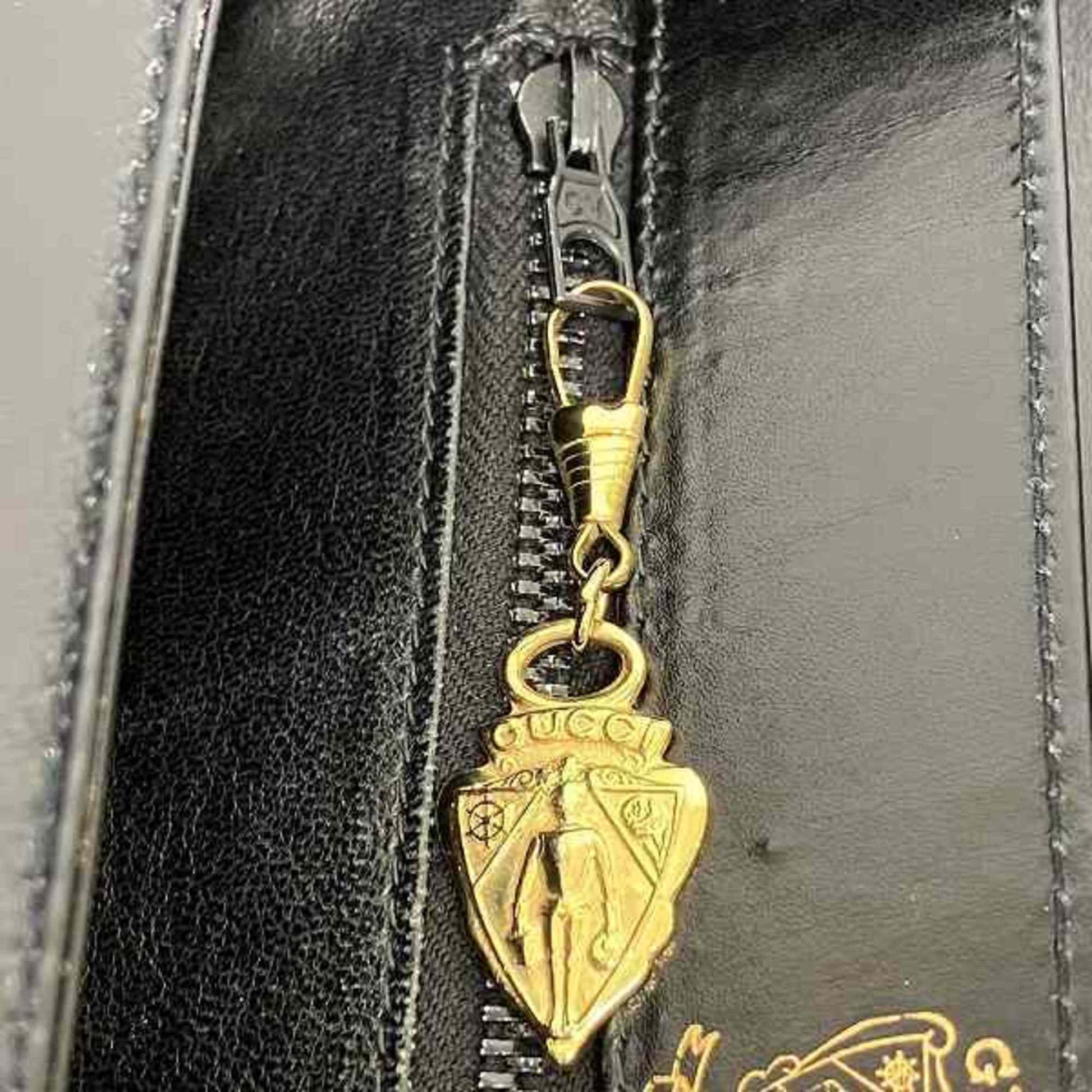 Gucci Black Leather Shoulder Bag