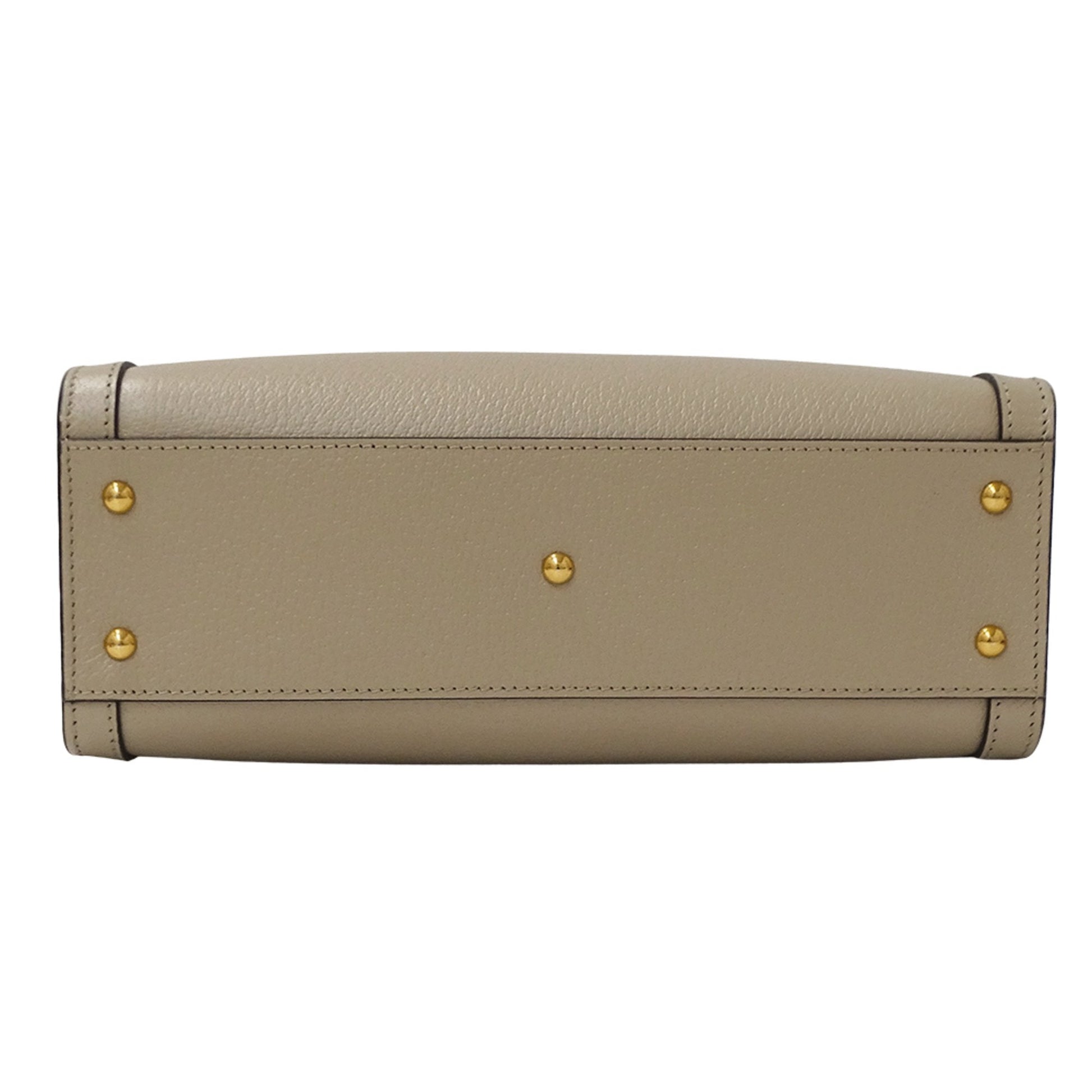 Gucci Beige Leather Handbag Shoulder Bag