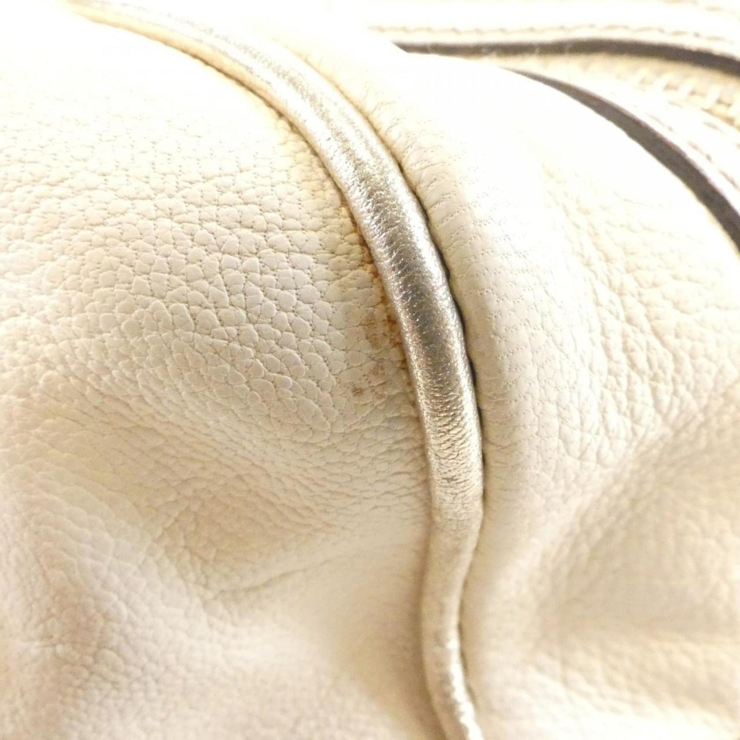 Gucci Ivory Leather Shoulder Bag