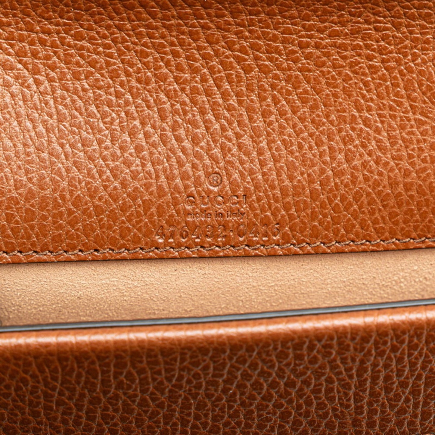 Gucci Brown Denim Leather Shoulder Bag