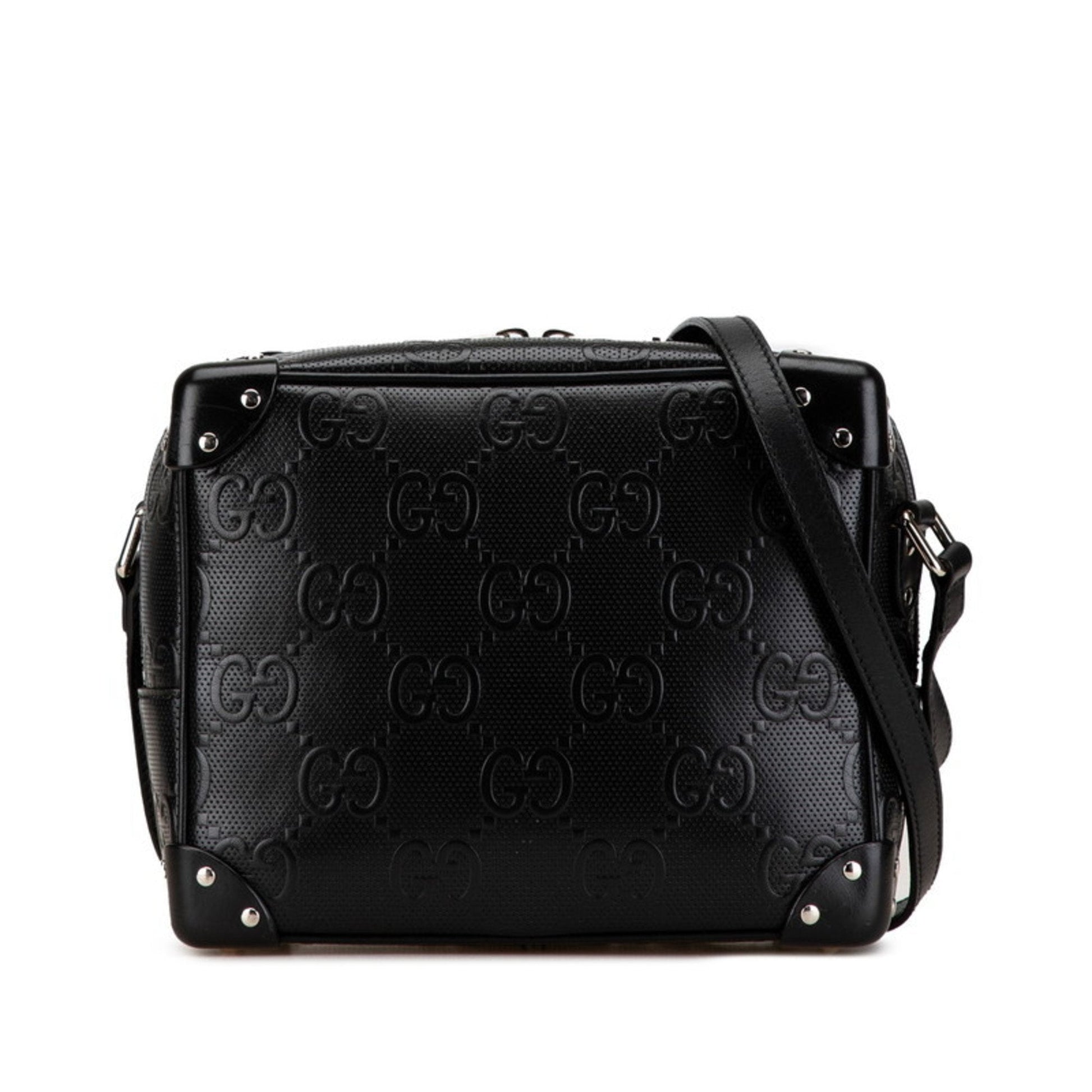 Gucci Black Leather Shoulder Bag