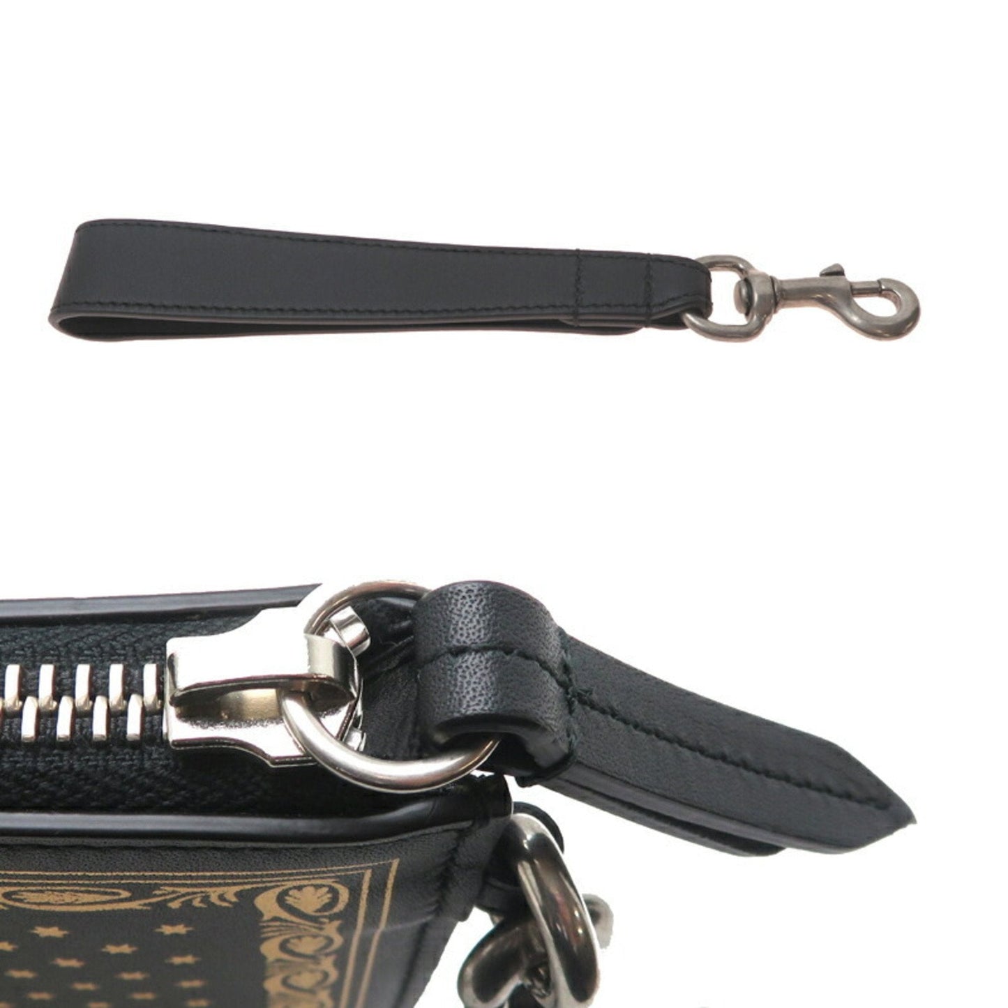 Gucci Black Leather Clutch Bag