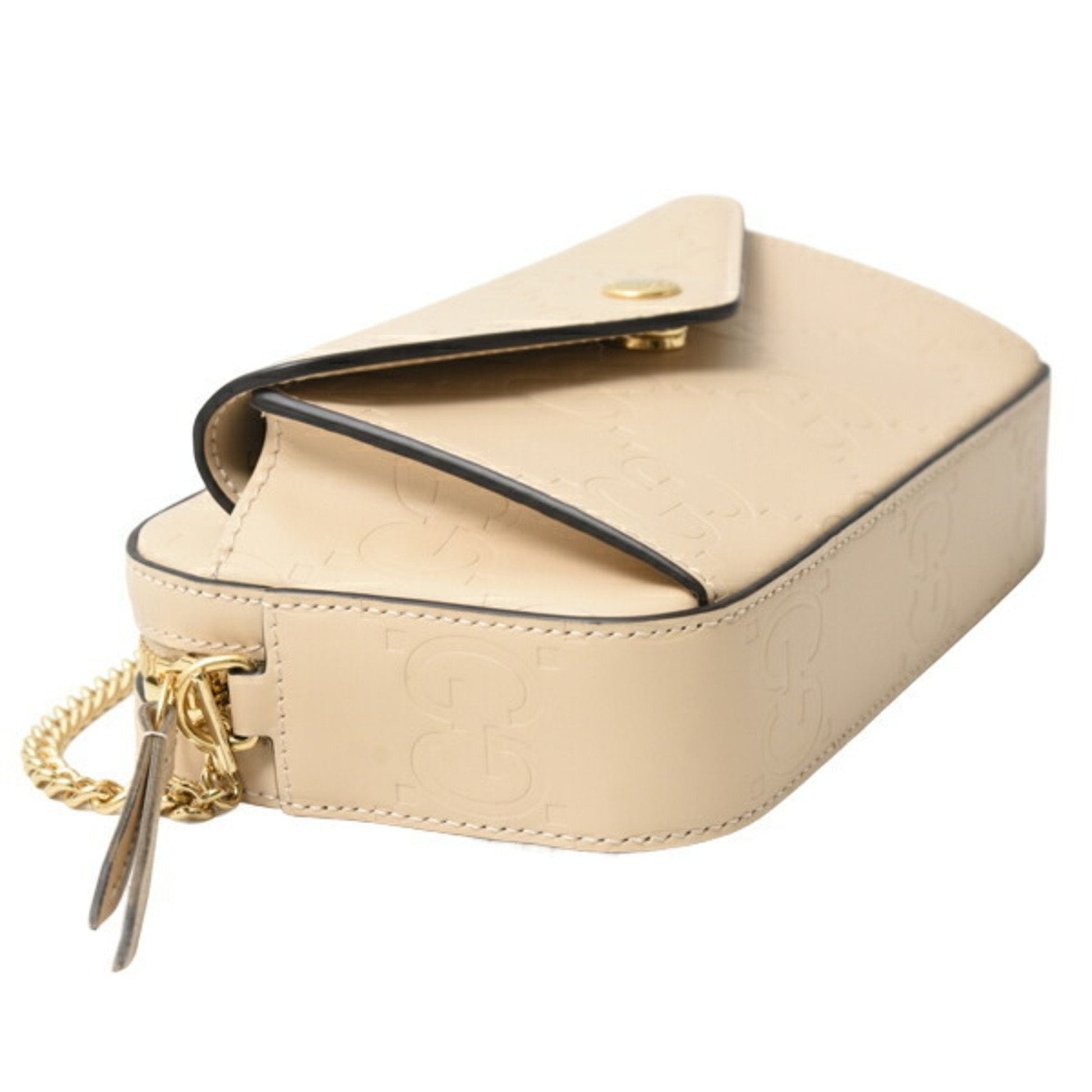 Gucci Beige Leather Shoulder Bag