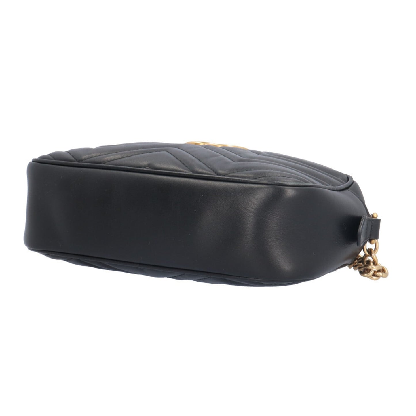 Gucci Gg Marmont Black Leather Shoulder Bag
