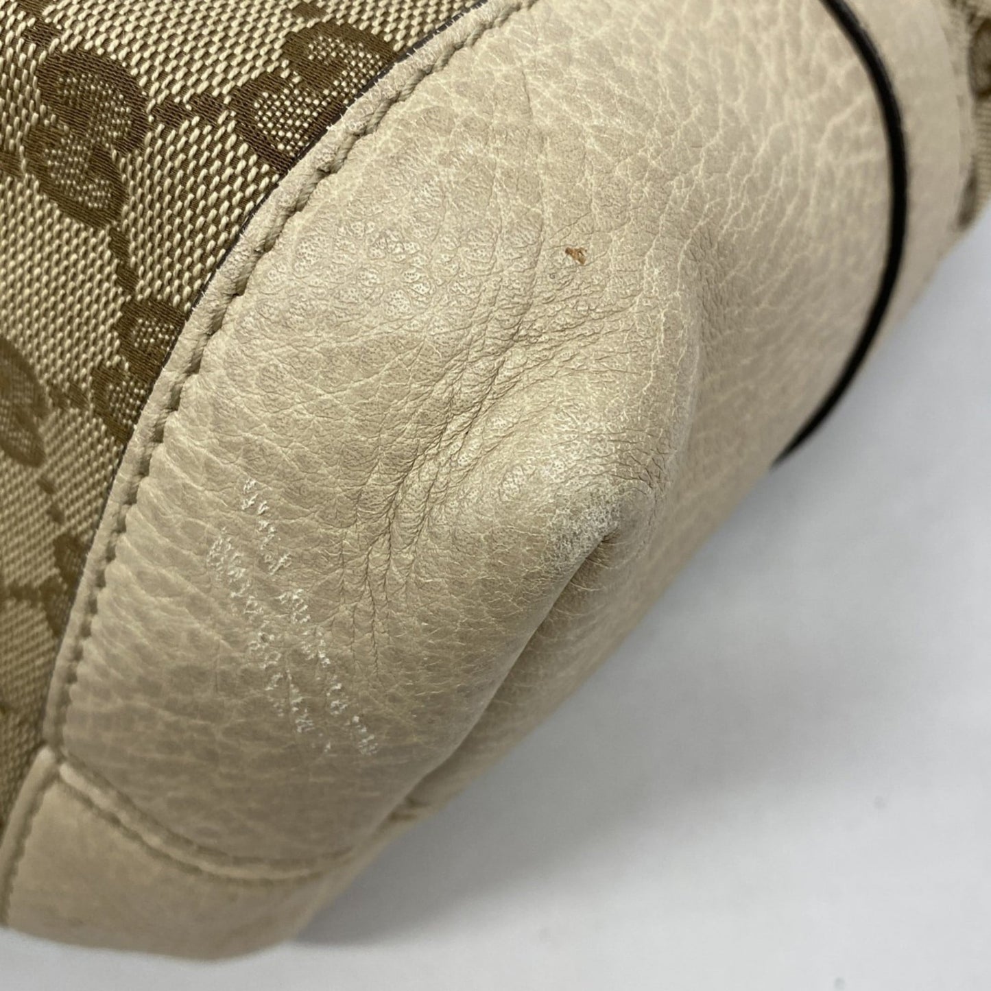 Gucci Beige Canvas Tote Bag