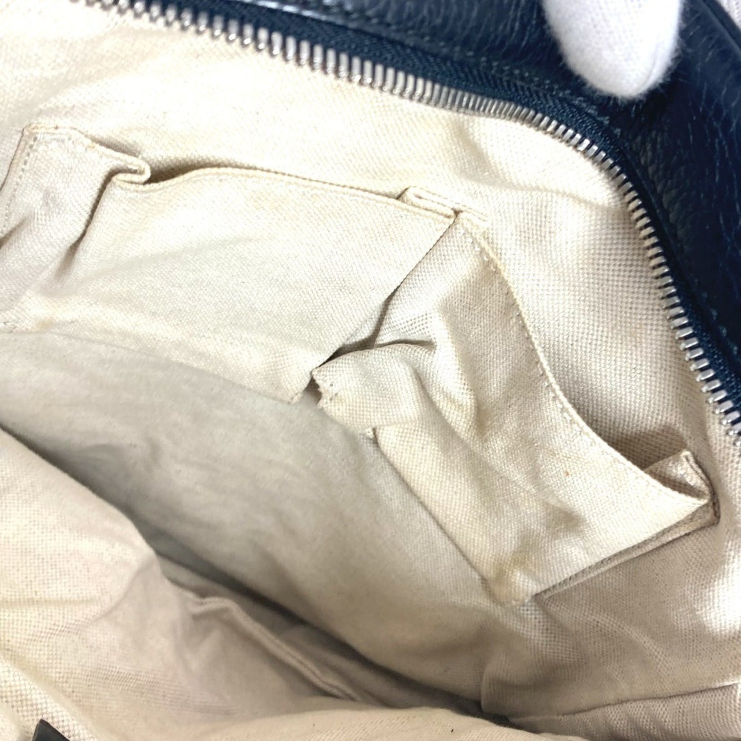 Gucci Black Leather Pochette Shoulder Bag