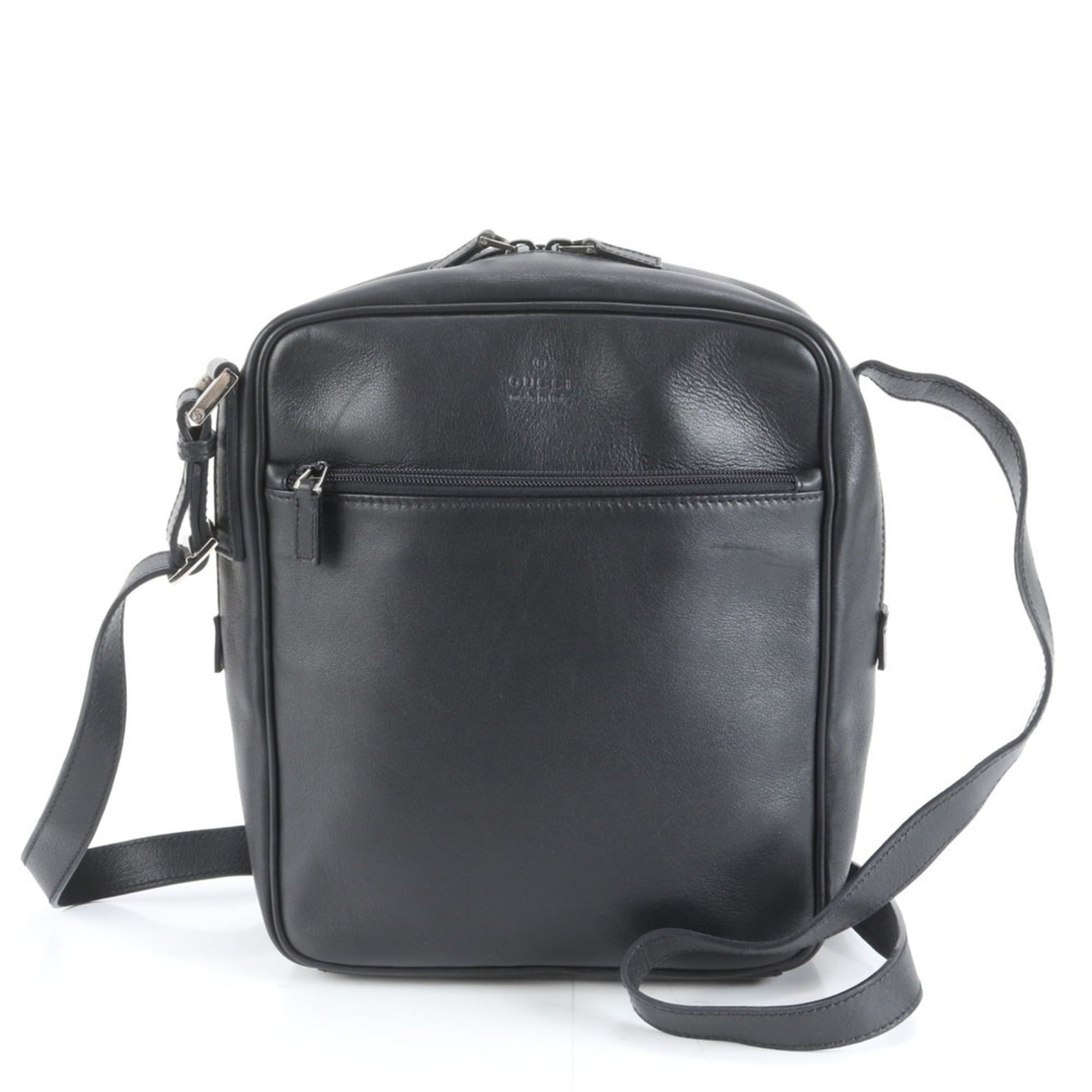Gucci Black Leather Shoulder Bag