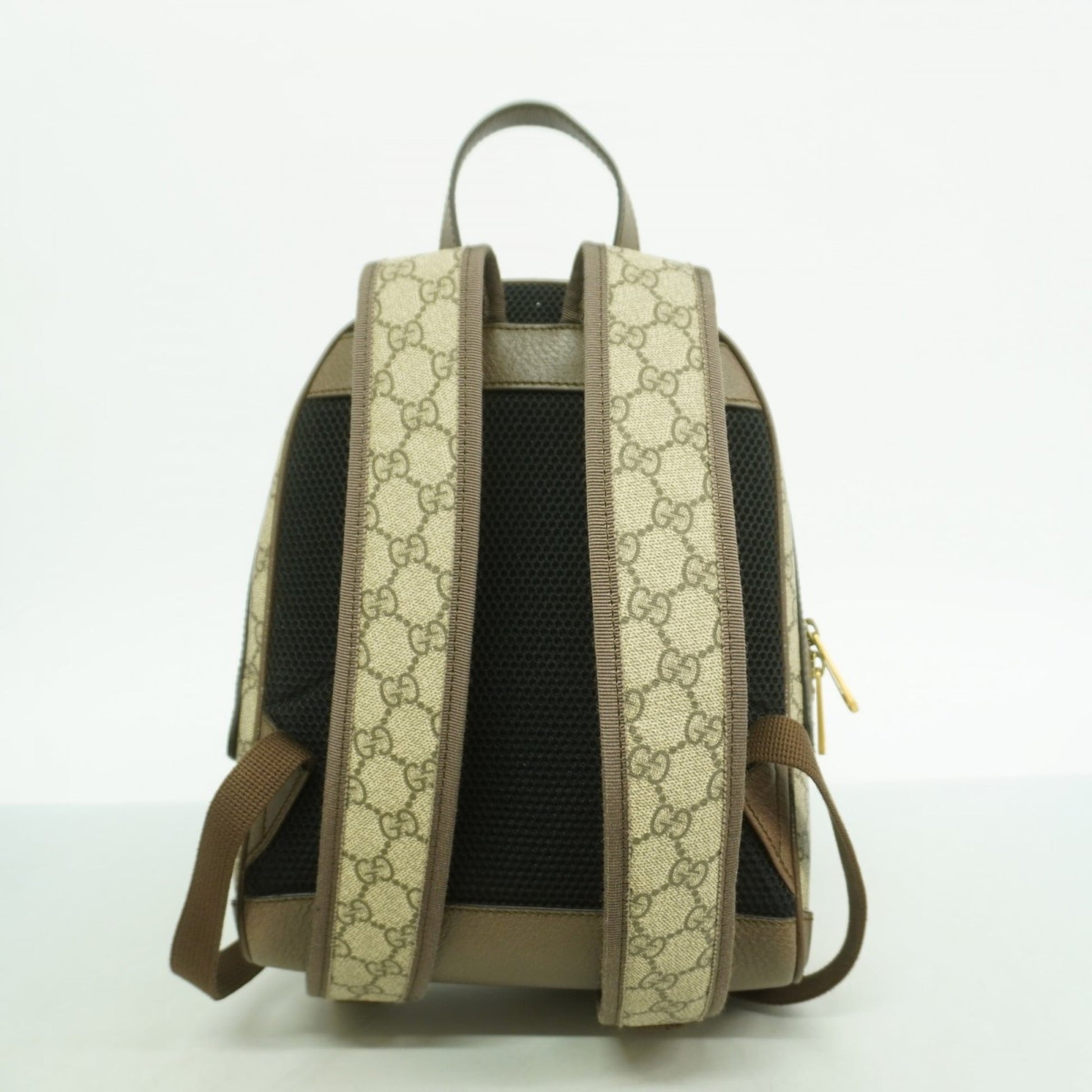 Gucci Brown Pvc Leather Backpack