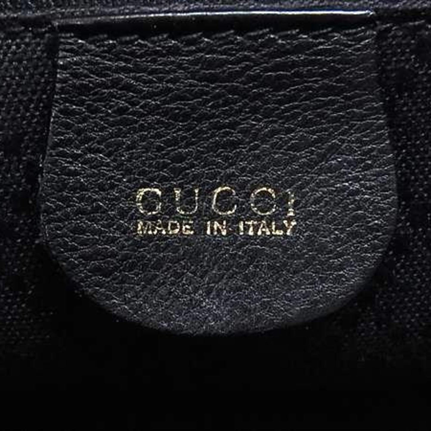 Gucci Bamboo Black Leather Backpack