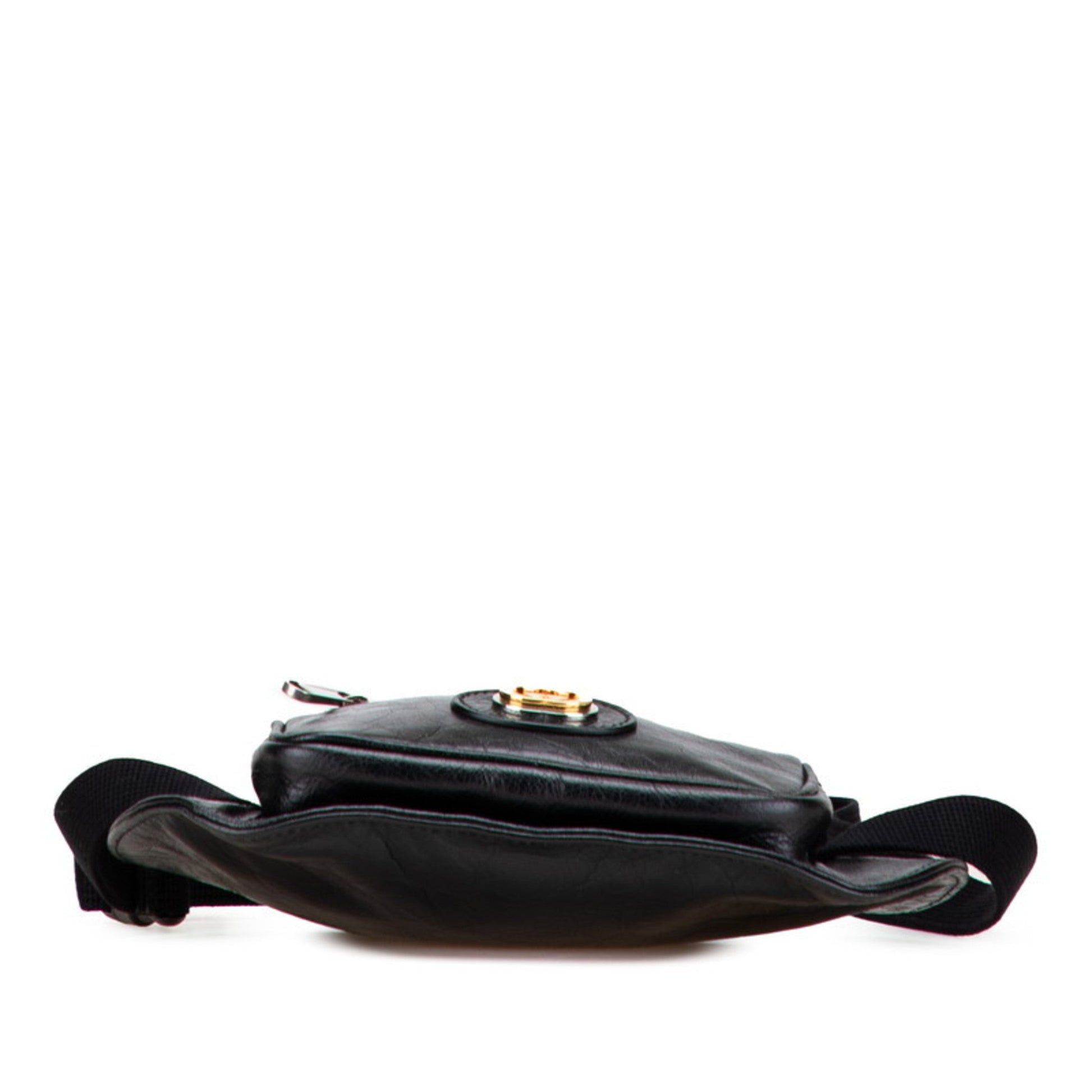 Gucci Black Leather Fanny Pack