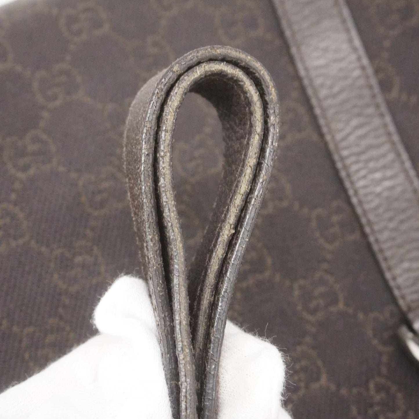 Gucci Brown Denim Tote Bag