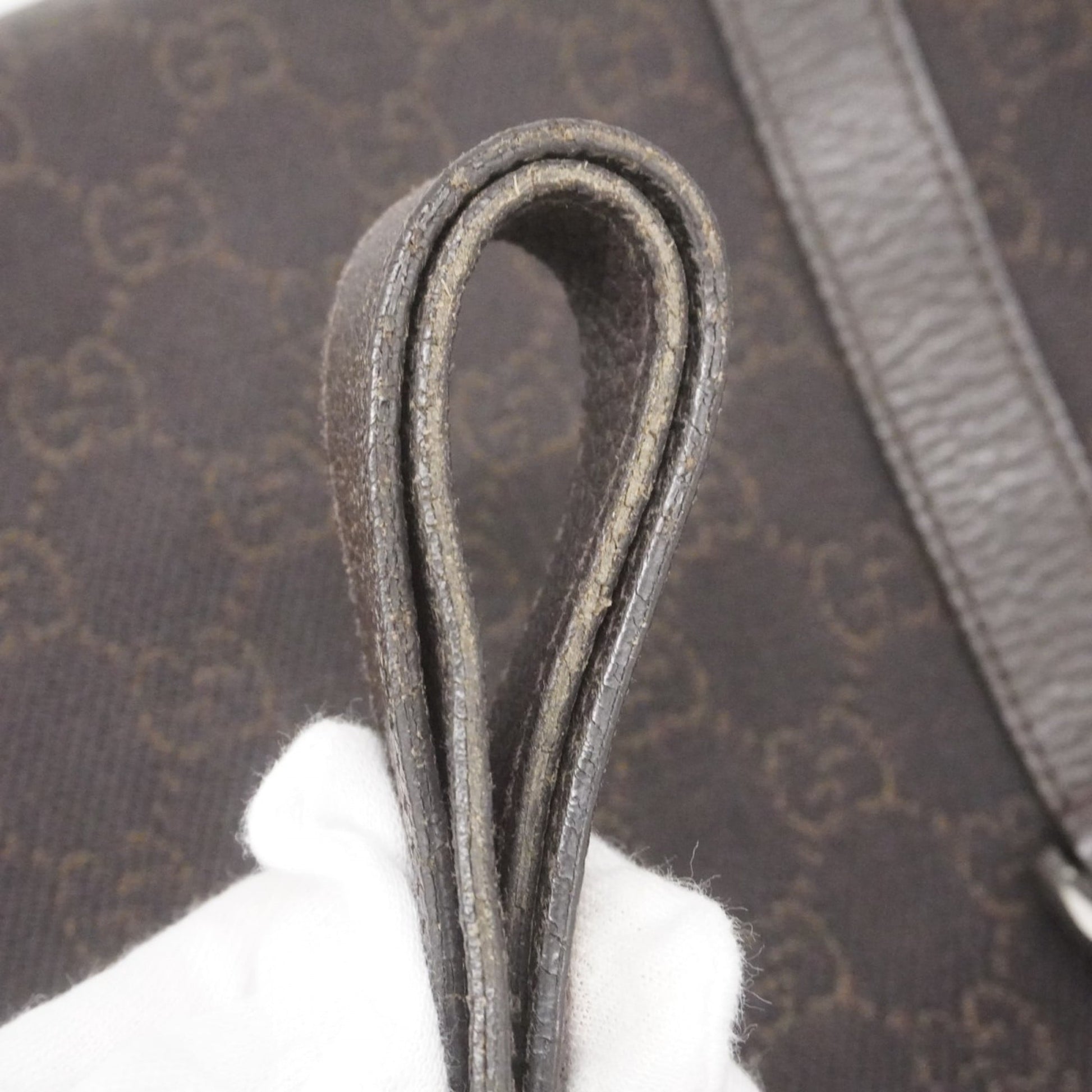 Gucci Brown Denim Tote Bag
