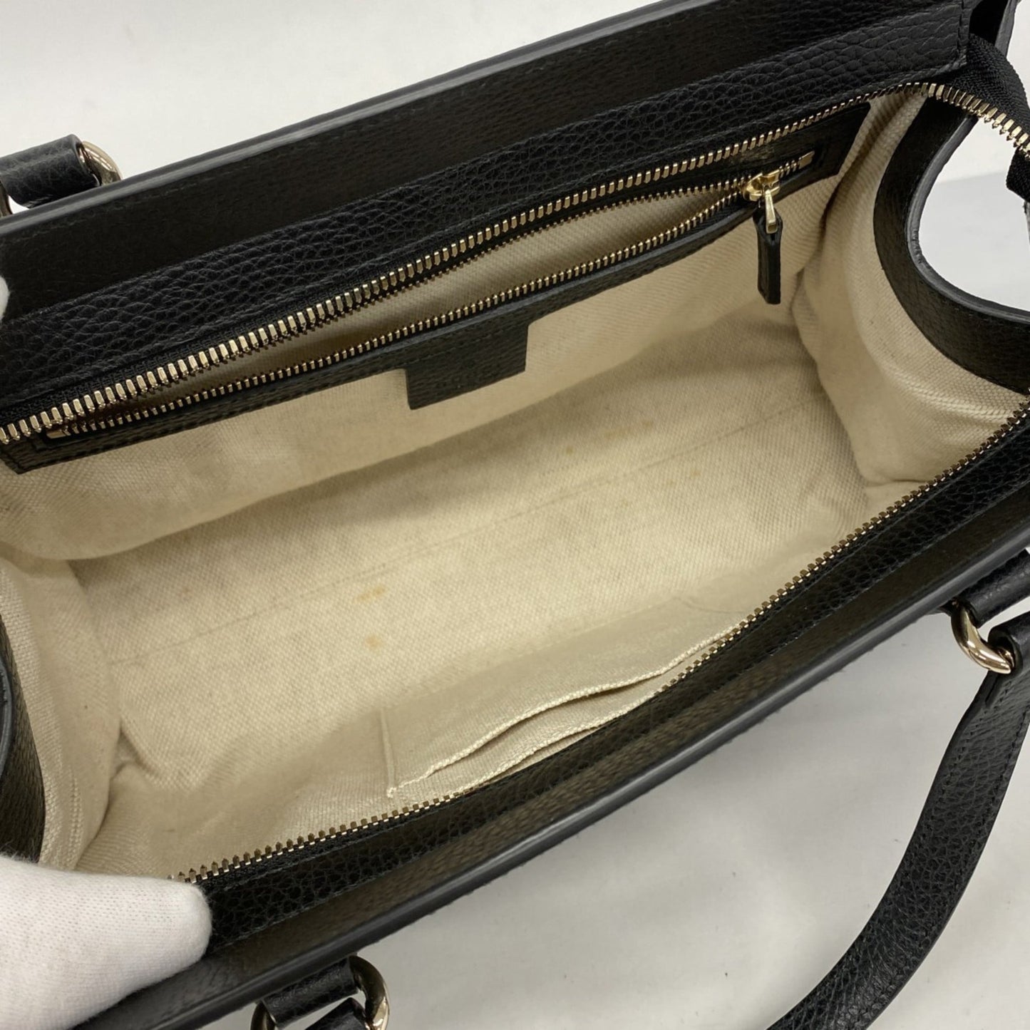 Gucci Black Leather Handbag