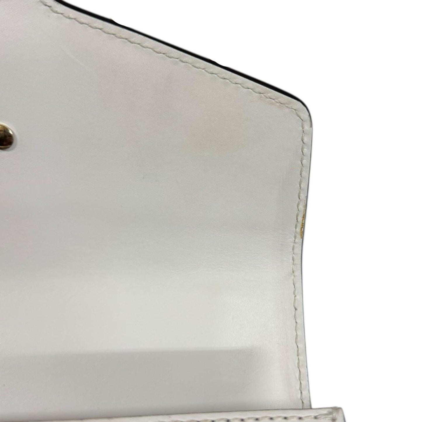 Gucci Ivory White Leather Shoulder Bag