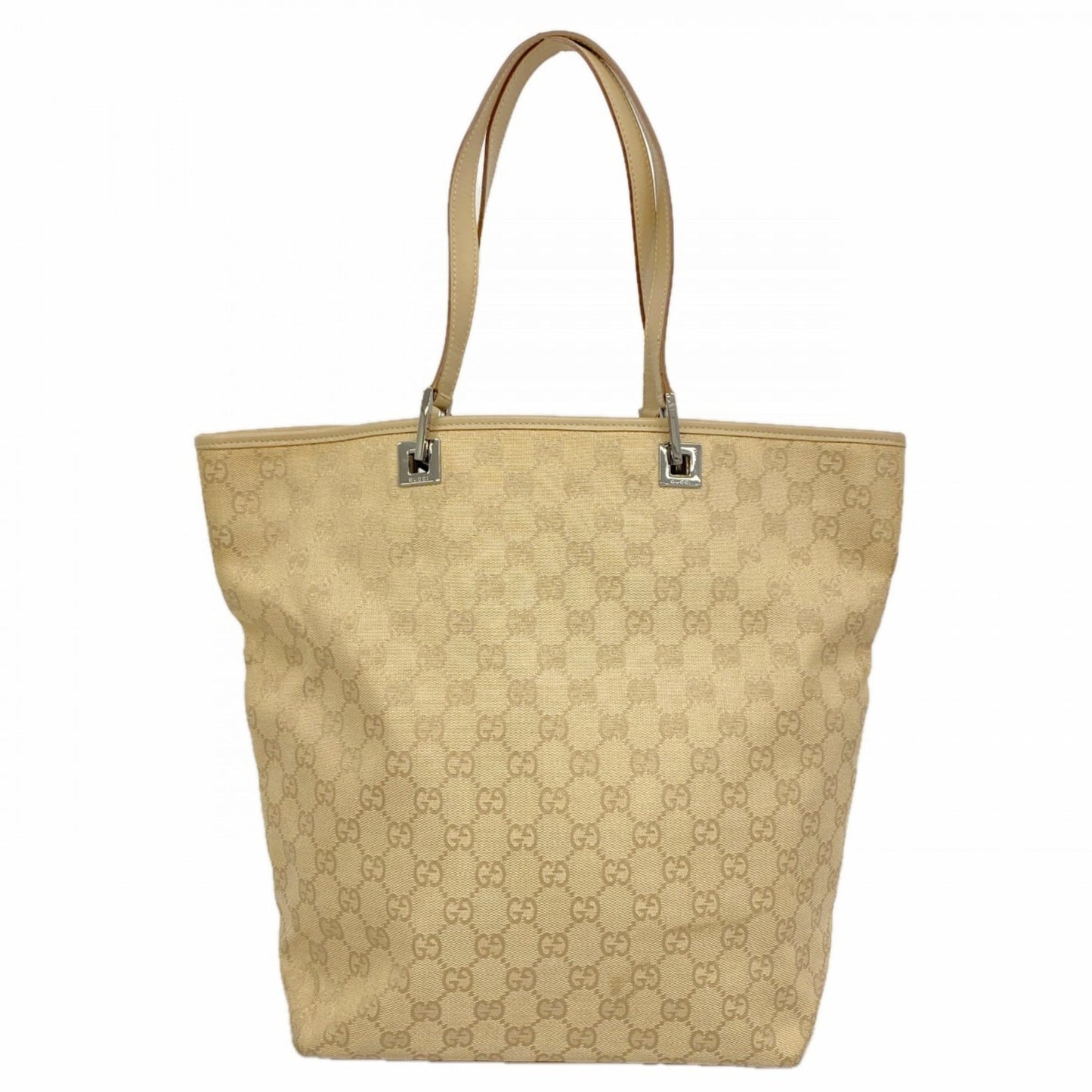 Gucci Beige Canvas Tote Bag