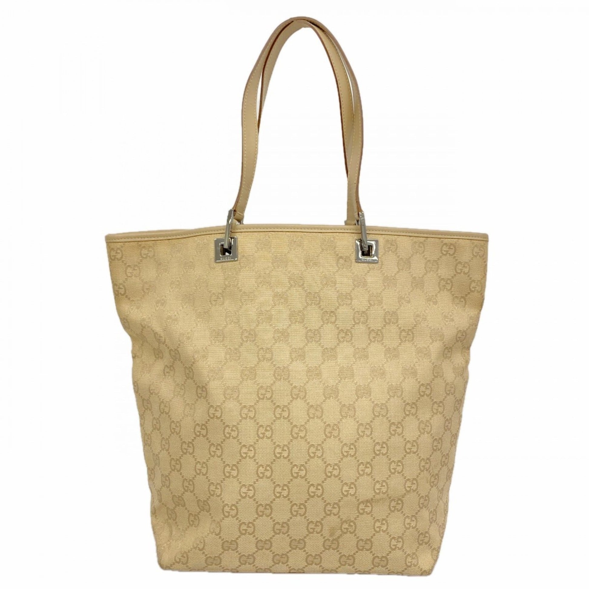 Gucci Beige Canvas Tote Bag