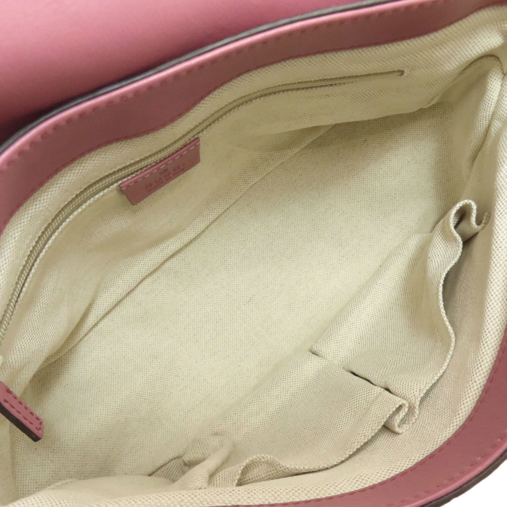 Gucci Pink Leather Shoulder Bag