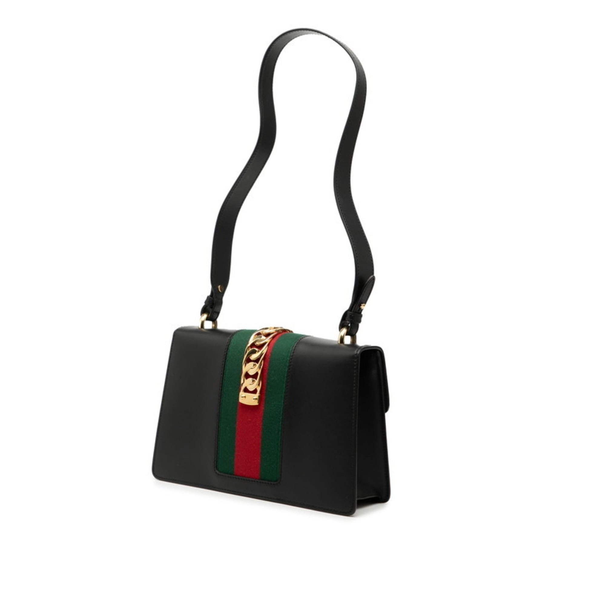 Gucci Multi-Color White Leather Shoulder Bag