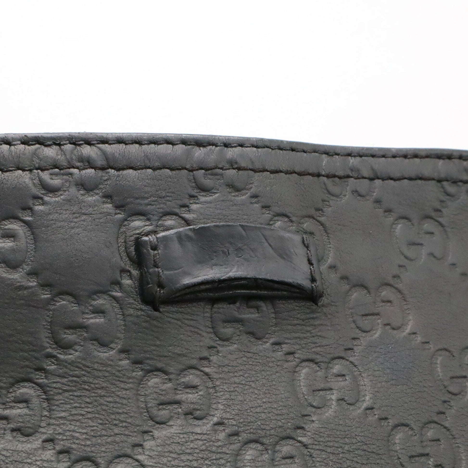Gucci Black Leather Shoulder Bag