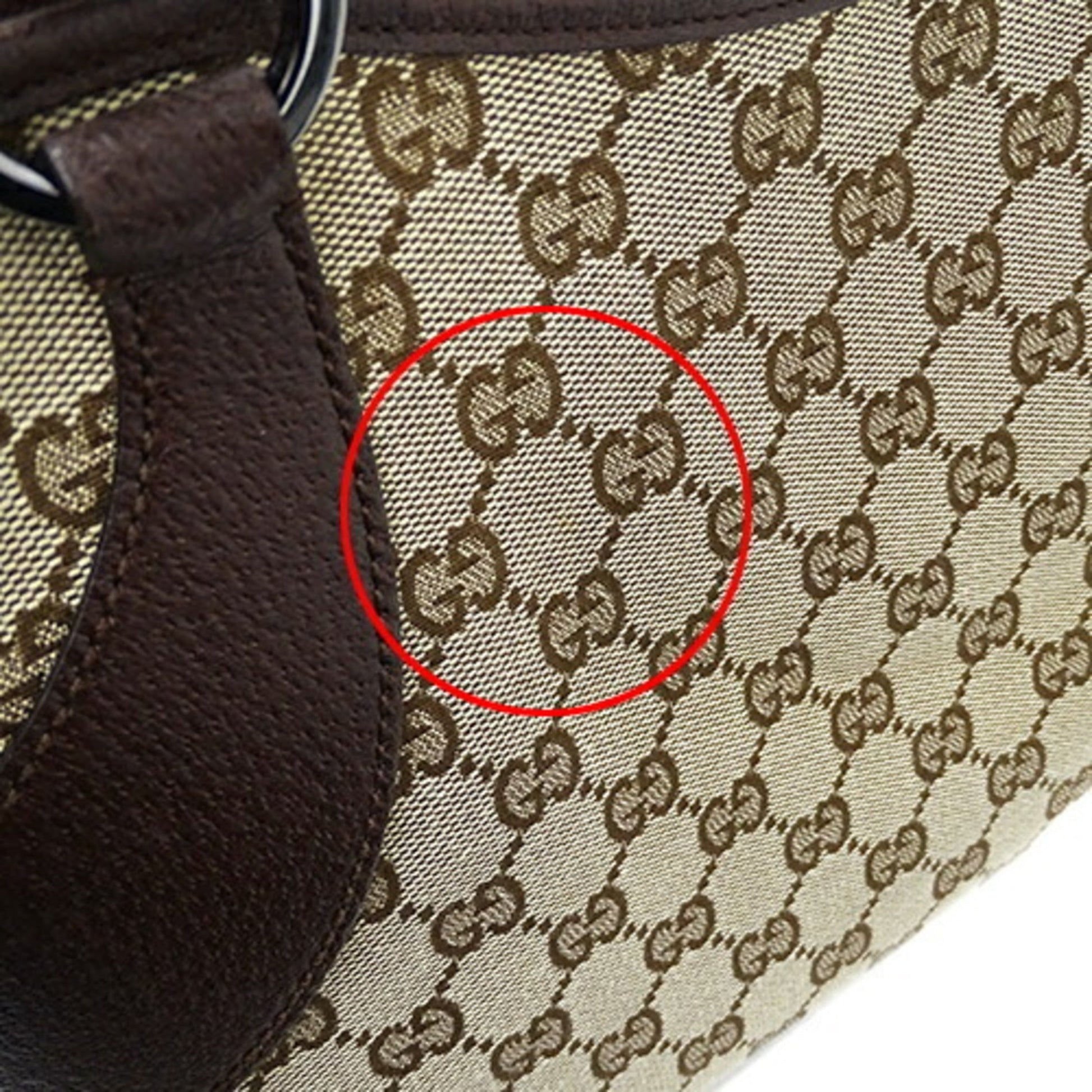 Gucci Beige Brown Gg Canvas Tote Bag
