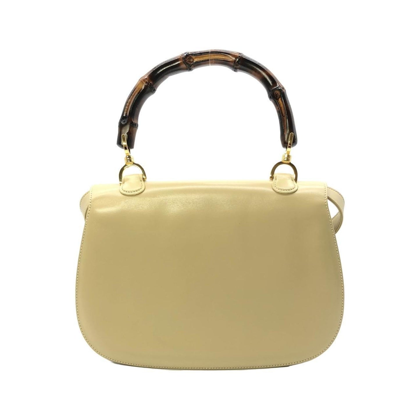 Gucci Ivory Leather Handbag