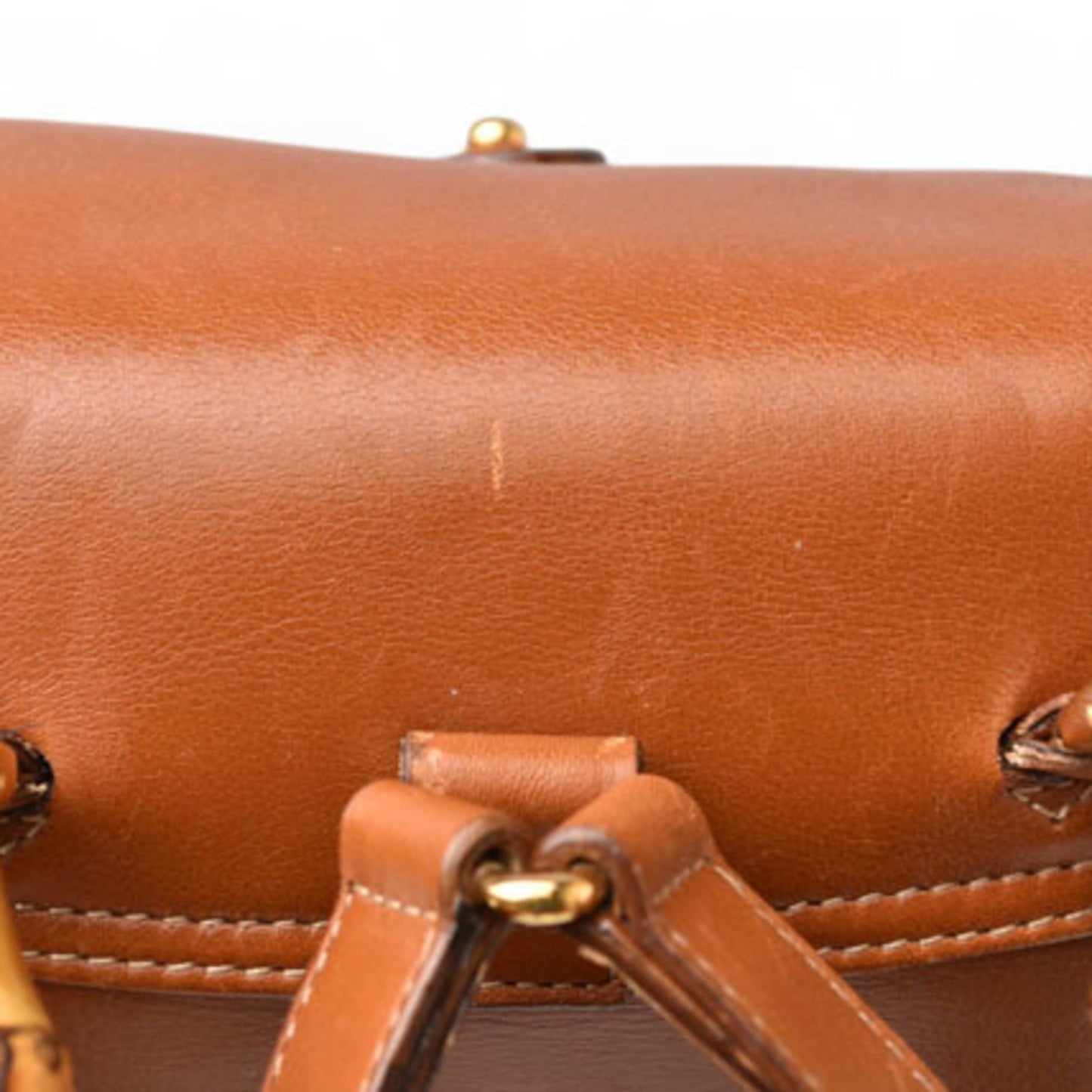 Gucci Brown Leather Backpack