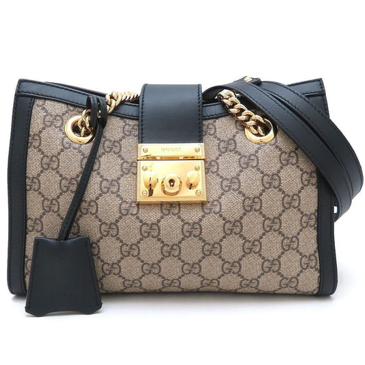 Gucci Brown Gg Supreme Leather Shoulder Bag Tote Bag